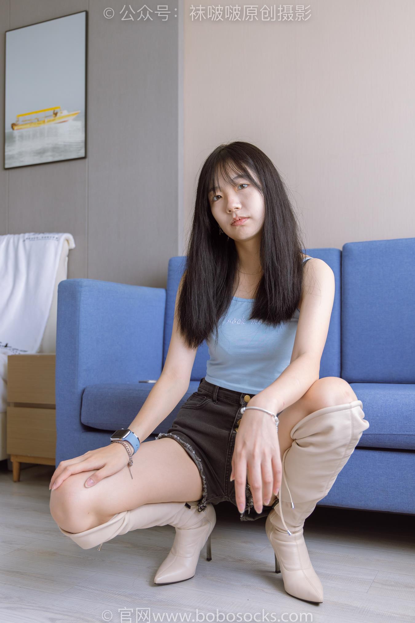 图片[32]-[BoBoSocks袜啵啵]NO.174 小甜豆-高跟长靴、白棉袜、裸足[178P] – 速更版-美库