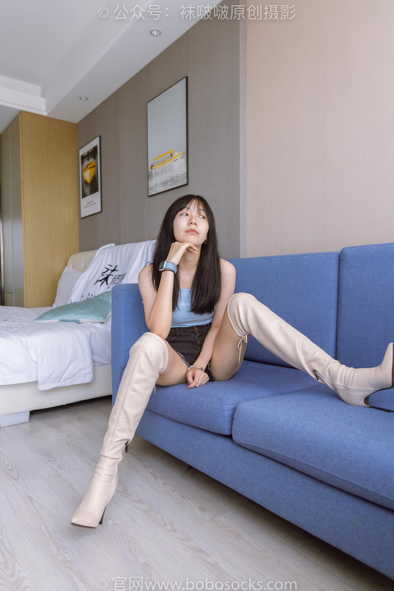 图片[42]-[BoBoSocks袜啵啵]NO.174 小甜豆-高跟长靴、白棉袜、裸足[178P] – 速更版-美库