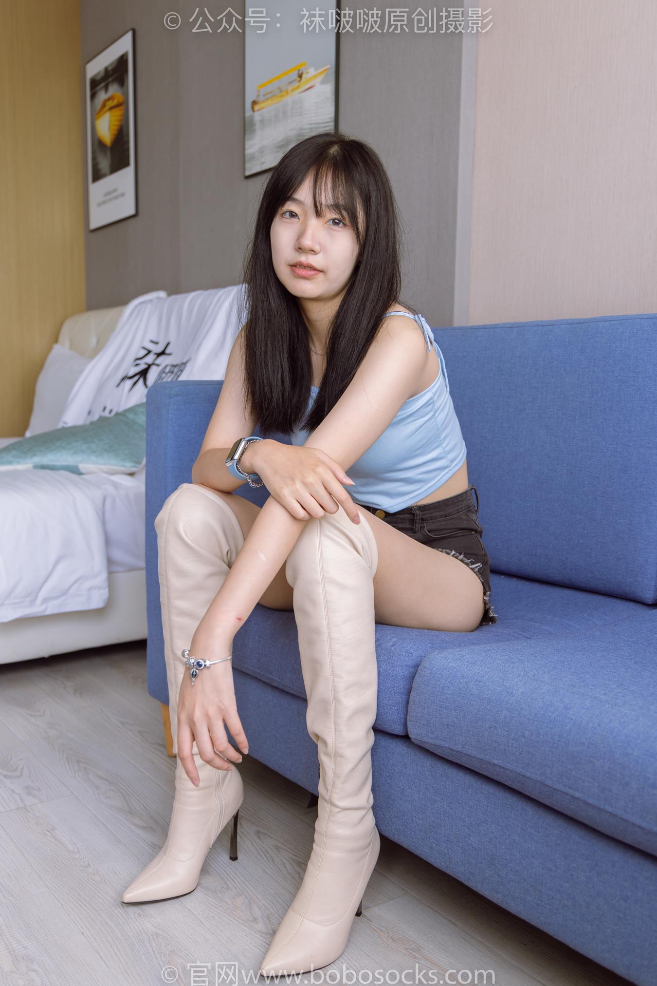 图片[53]-[BoBoSocks袜啵啵]NO.174 小甜豆-高跟长靴、白棉袜、裸足[178P] – 速更版-美库