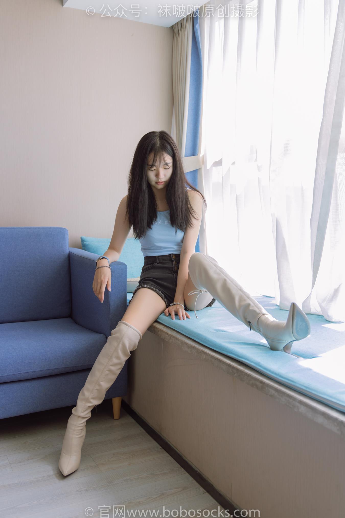 图片[70]-[BoBoSocks袜啵啵]NO.174 小甜豆-高跟长靴、白棉袜、裸足[178P] – 速更版-美库