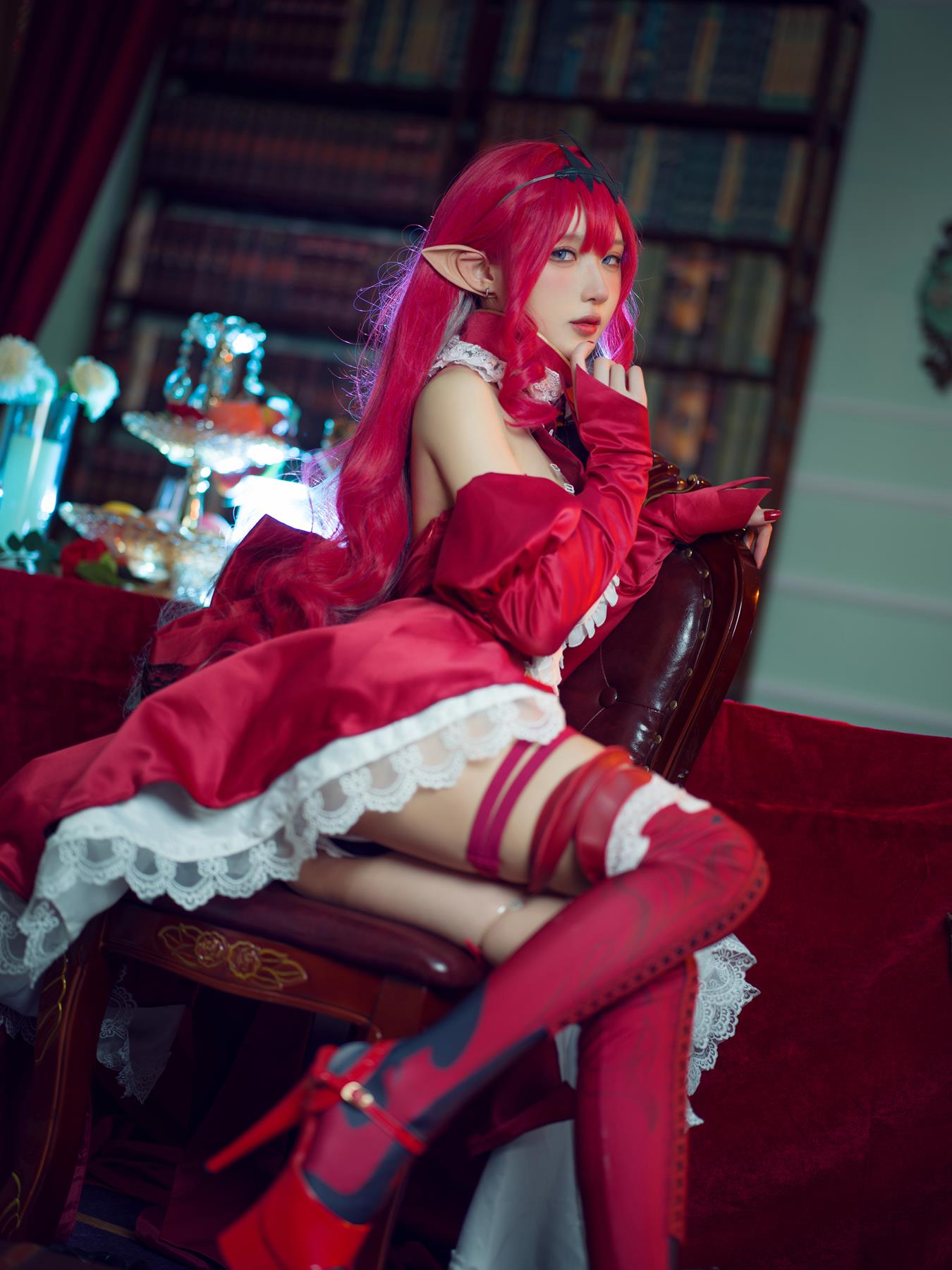 图片[18]-动漫博主阿包也是兔娘  FATE妖精骑士崔斯坦 [19P] – 速更版-美库