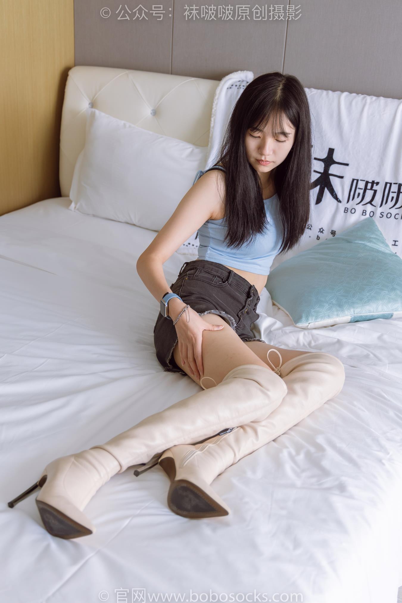 图片[86]-[BoBoSocks袜啵啵]NO.174 小甜豆-高跟长靴、白棉袜、裸足[178P] – 速更版-美库