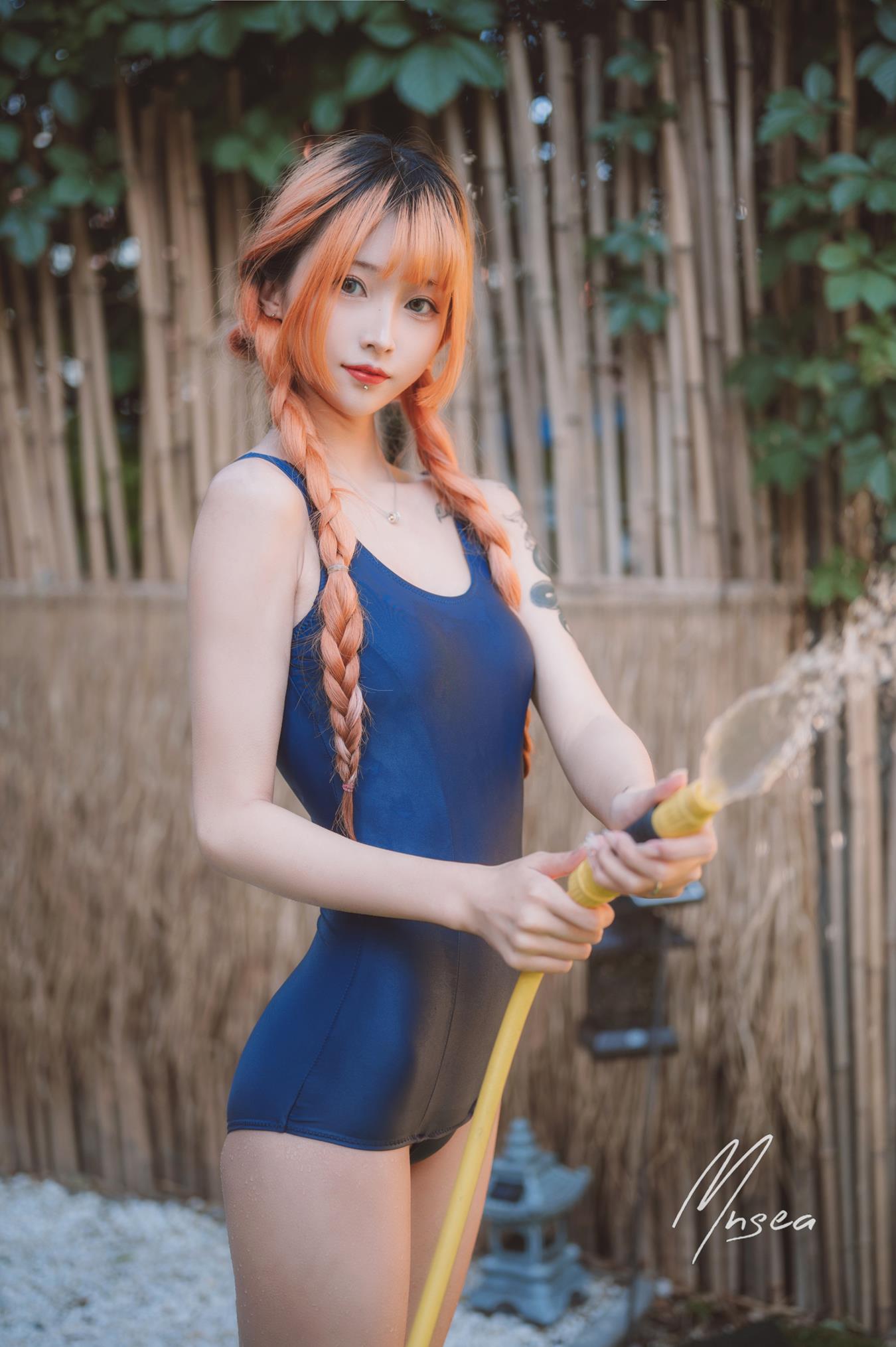 图片[11]-妹抖青写真  死库水 [42P] – 速更版-美库