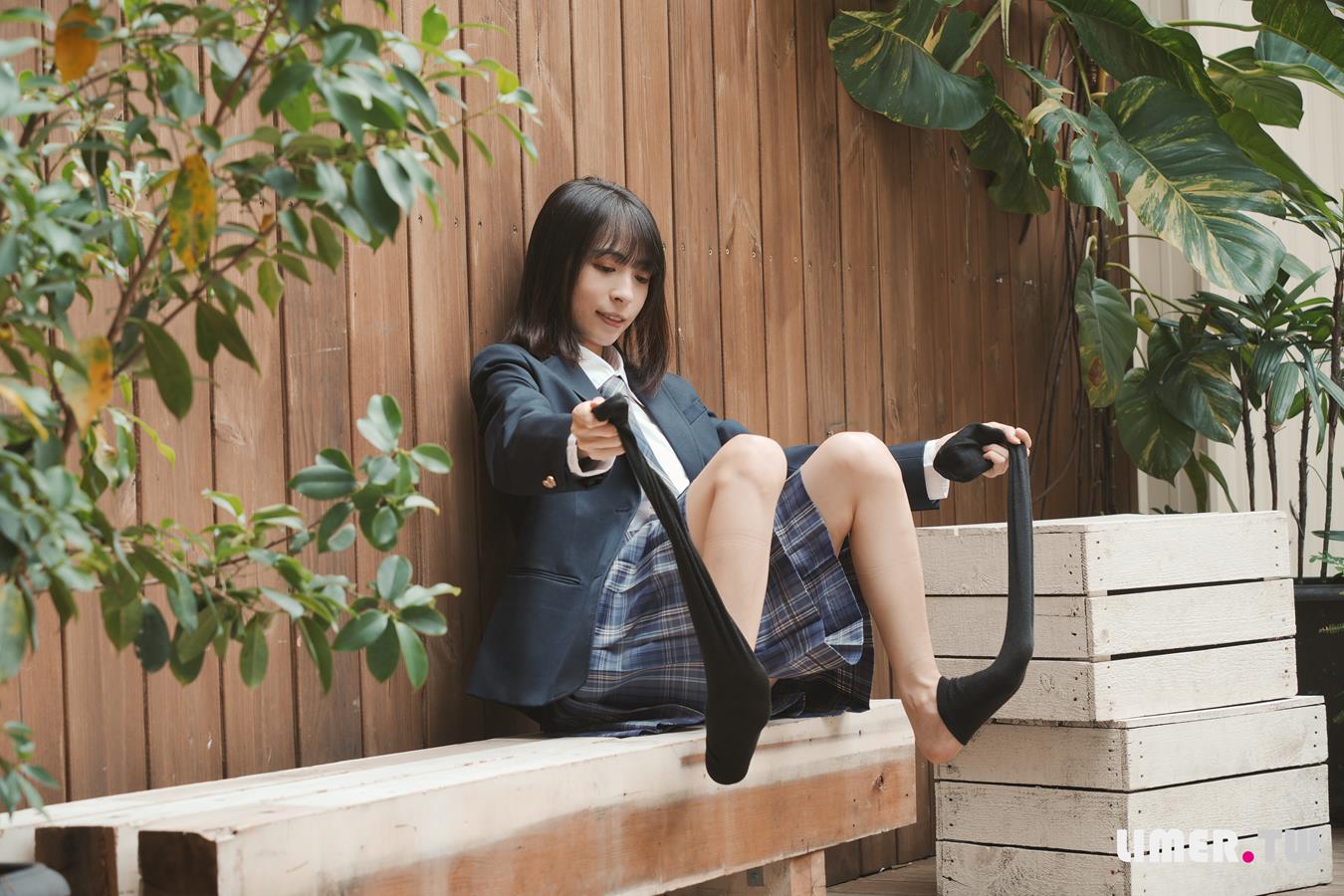 图片[22]-Limerence原创 NO.037 子子 JK小腿袜到裸足的偷窥视角[181P] – 速更版-美库