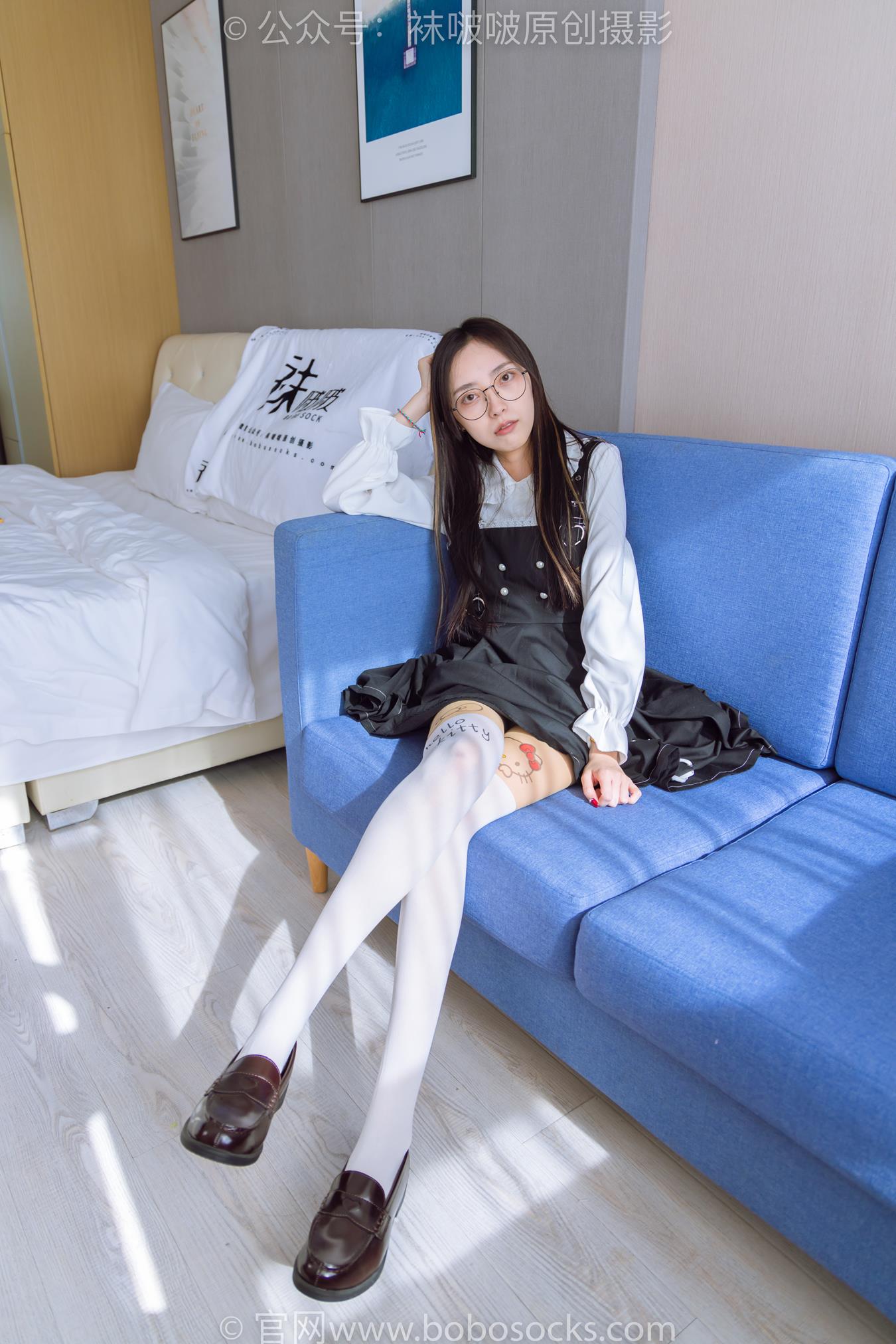 图片[25]-[BoBoSocks袜啵啵]NO.177 稚予-皮鞋、厚白丝（脚底猫爪印款）[140P] – 速更版-美库