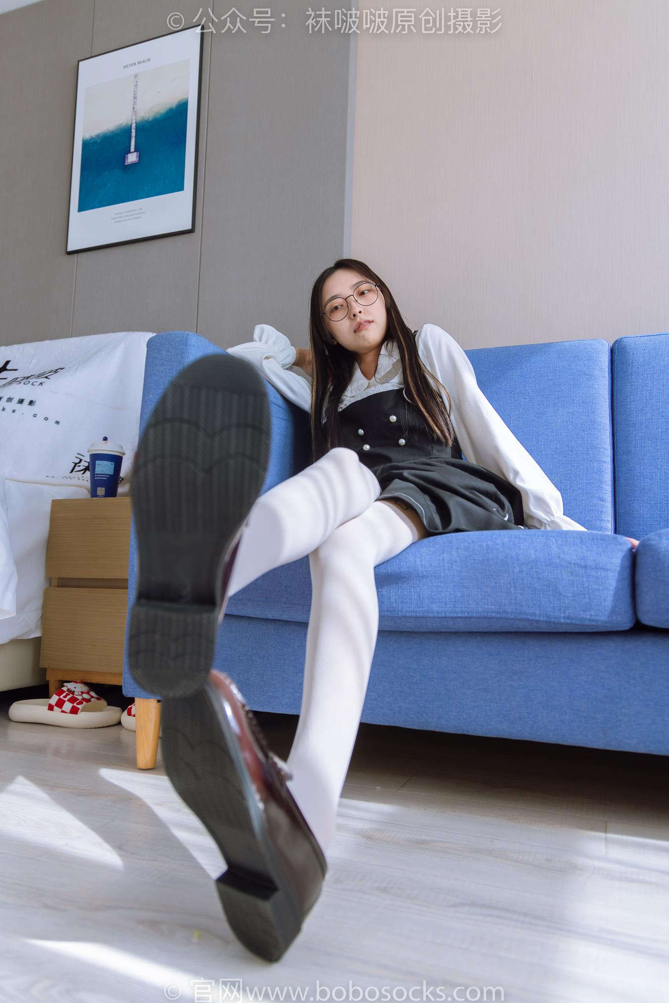 图片[52]-[BoBoSocks袜啵啵]NO.177 稚予-皮鞋、厚白丝（脚底猫爪印款）[140P] – 速更版-美库