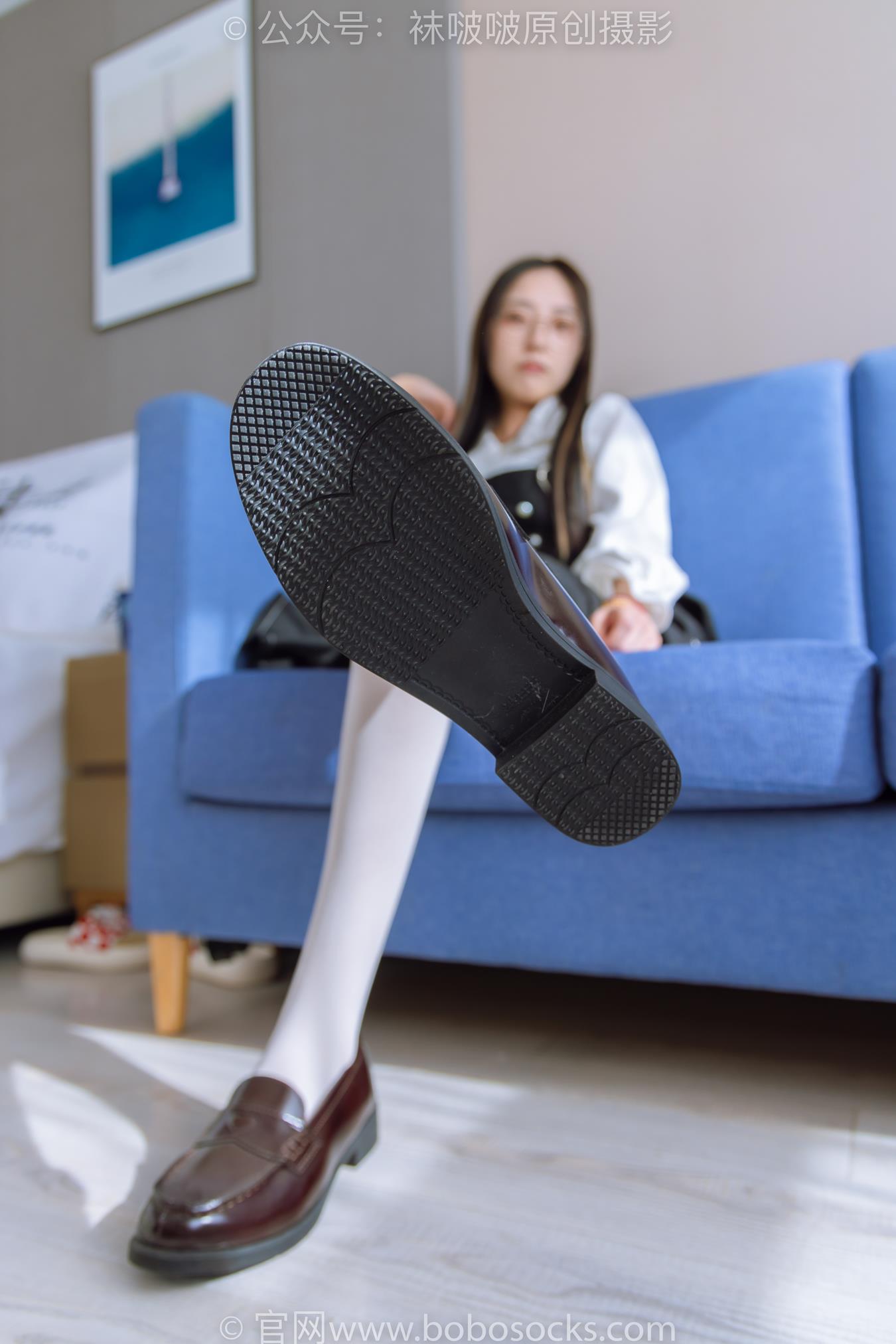 图片[53]-[BoBoSocks袜啵啵]NO.177 稚予-皮鞋、厚白丝（脚底猫爪印款）[140P] – 速更版-美库