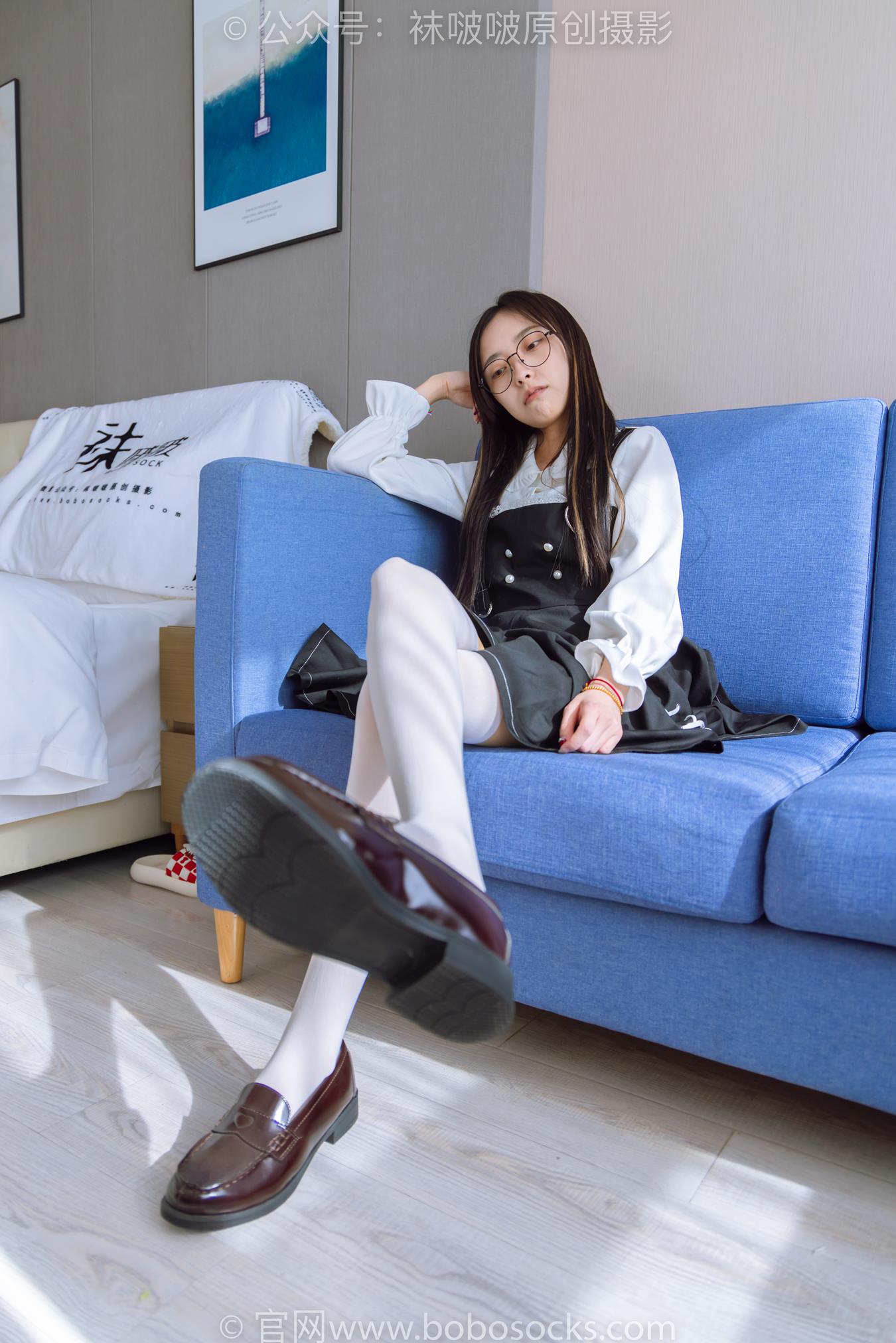 图片[54]-[BoBoSocks袜啵啵]NO.177 稚予-皮鞋、厚白丝（脚底猫爪印款）[140P] – 速更版-美库