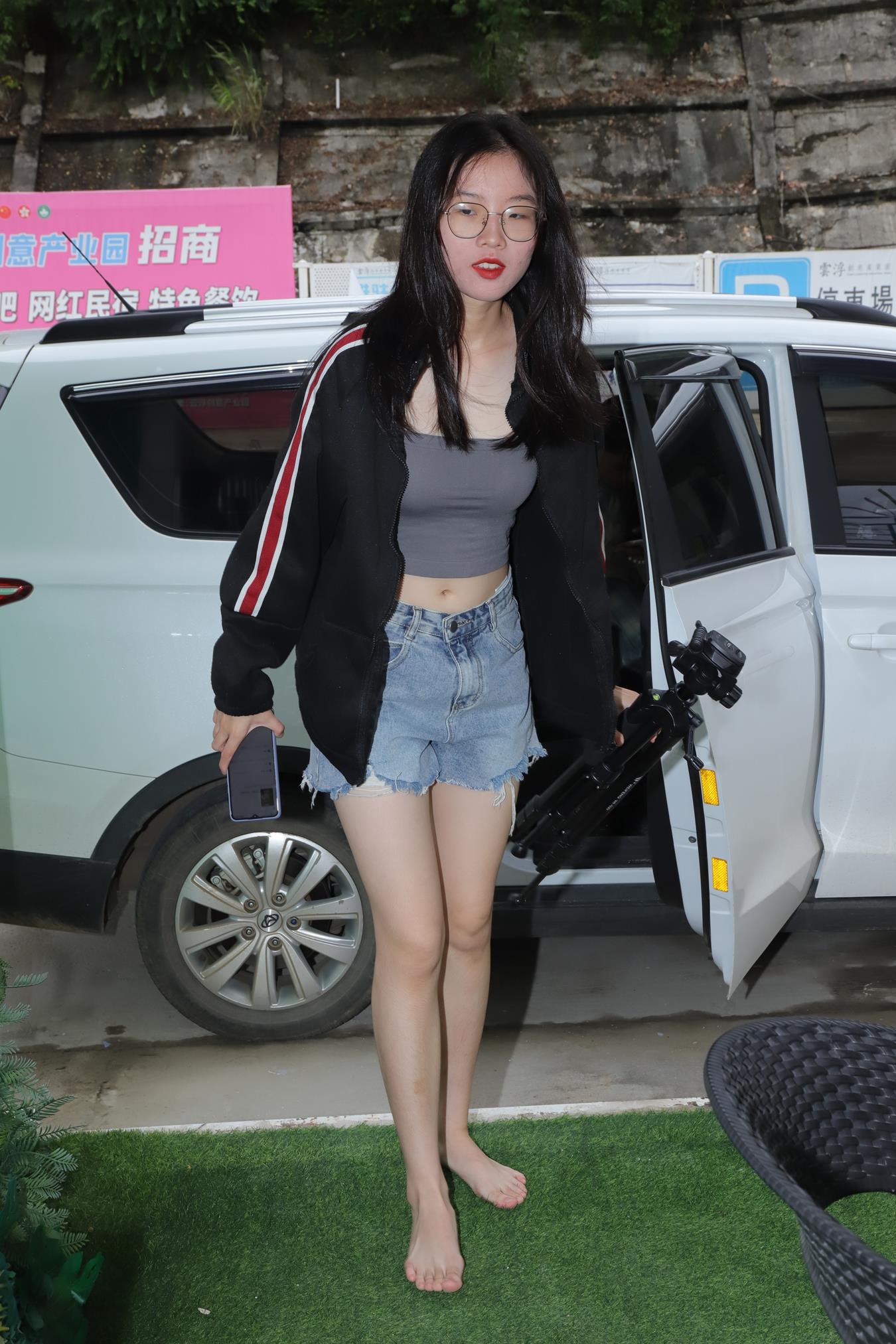 图片[82]-[Pary学生模拍] No.018 珊珊创意产业园吊带赤脚 [97P] – 速更版-美库