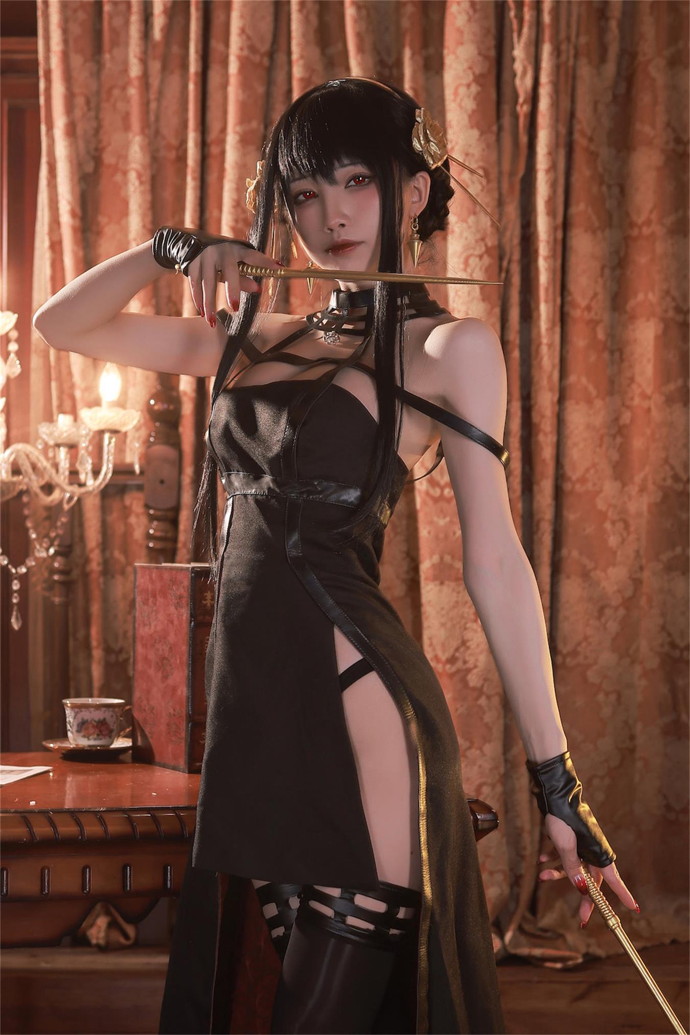 图片[15]-水淼aqua – 约尔 黑礼服[23P] – 速更版-美库