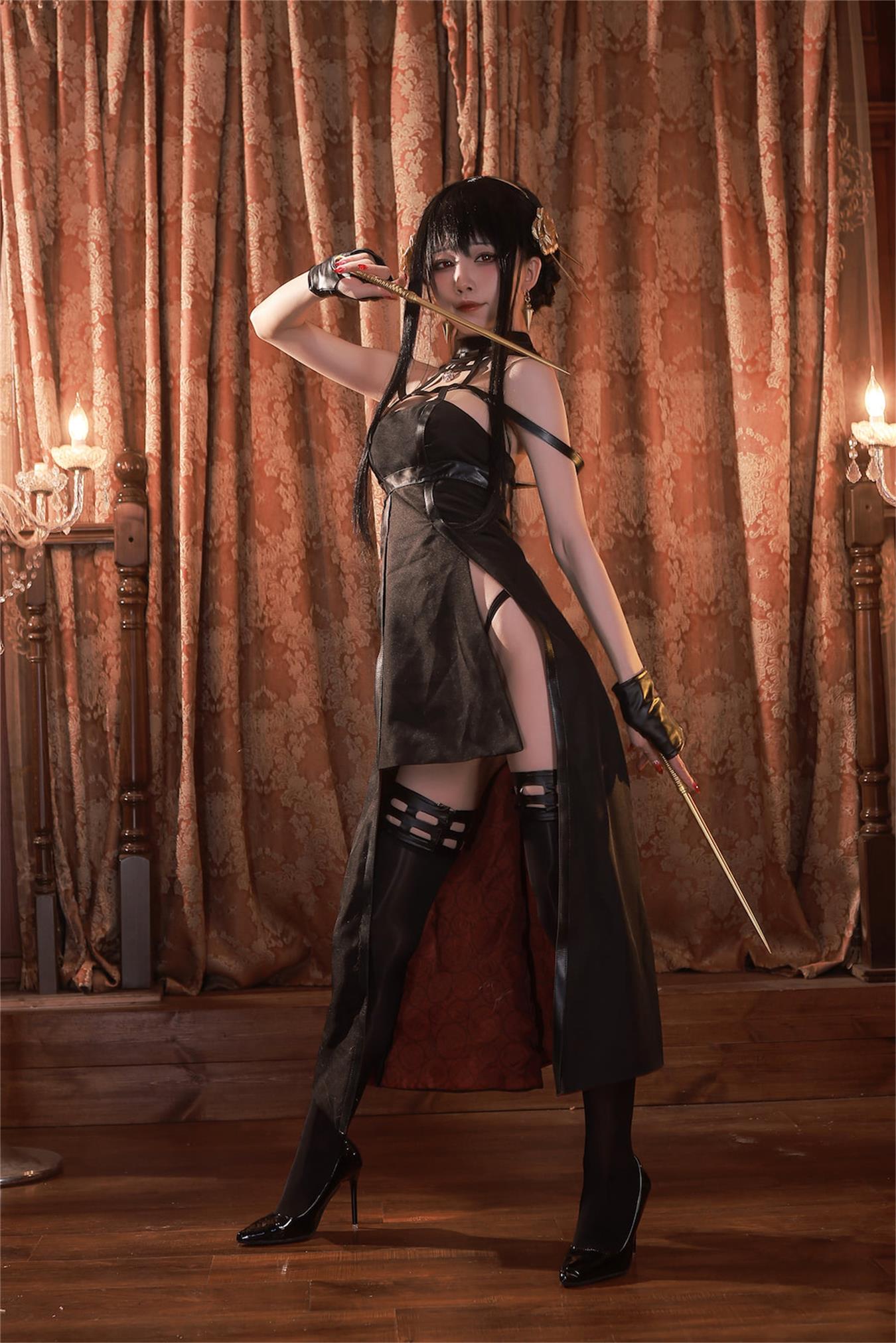 图片[21]-水淼aqua – 约尔 黑礼服[23P] – 速更版-美库