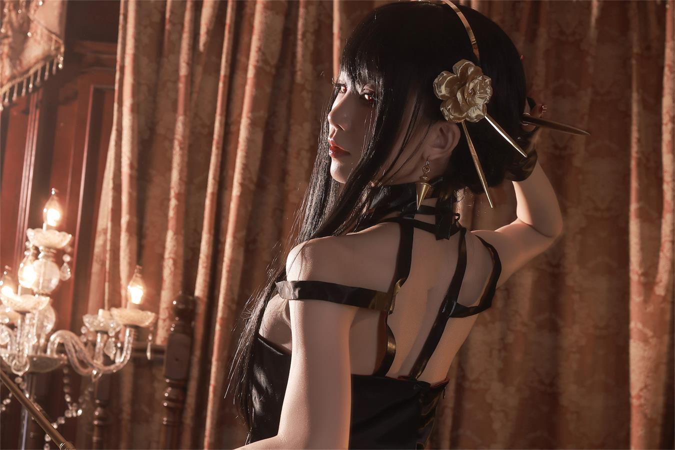 图片[23]-水淼aqua – 约尔 黑礼服[23P] – 速更版-美库