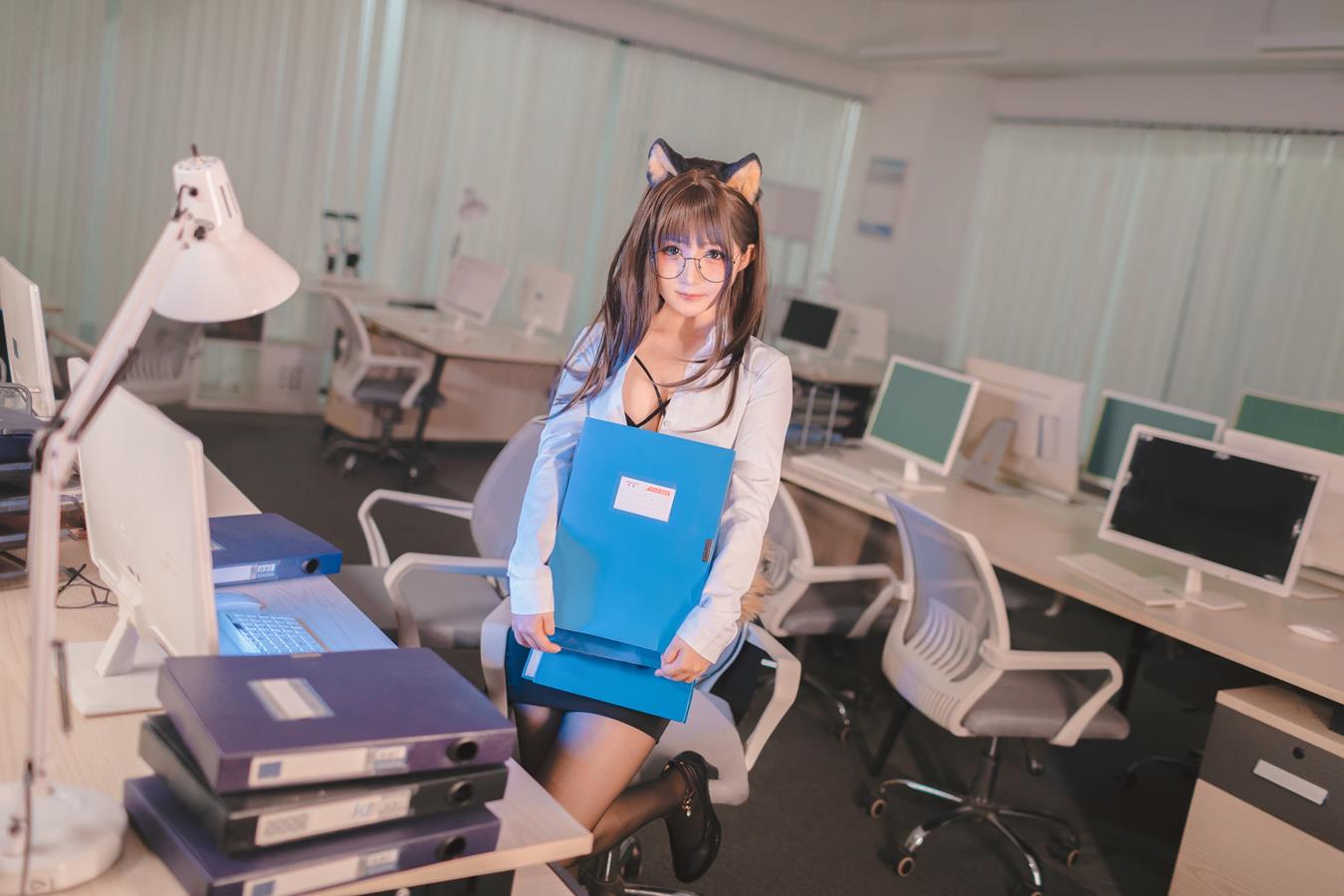 图片[56]-桜井宁宁 – 柴犬OL[59P] – 速更版-美库