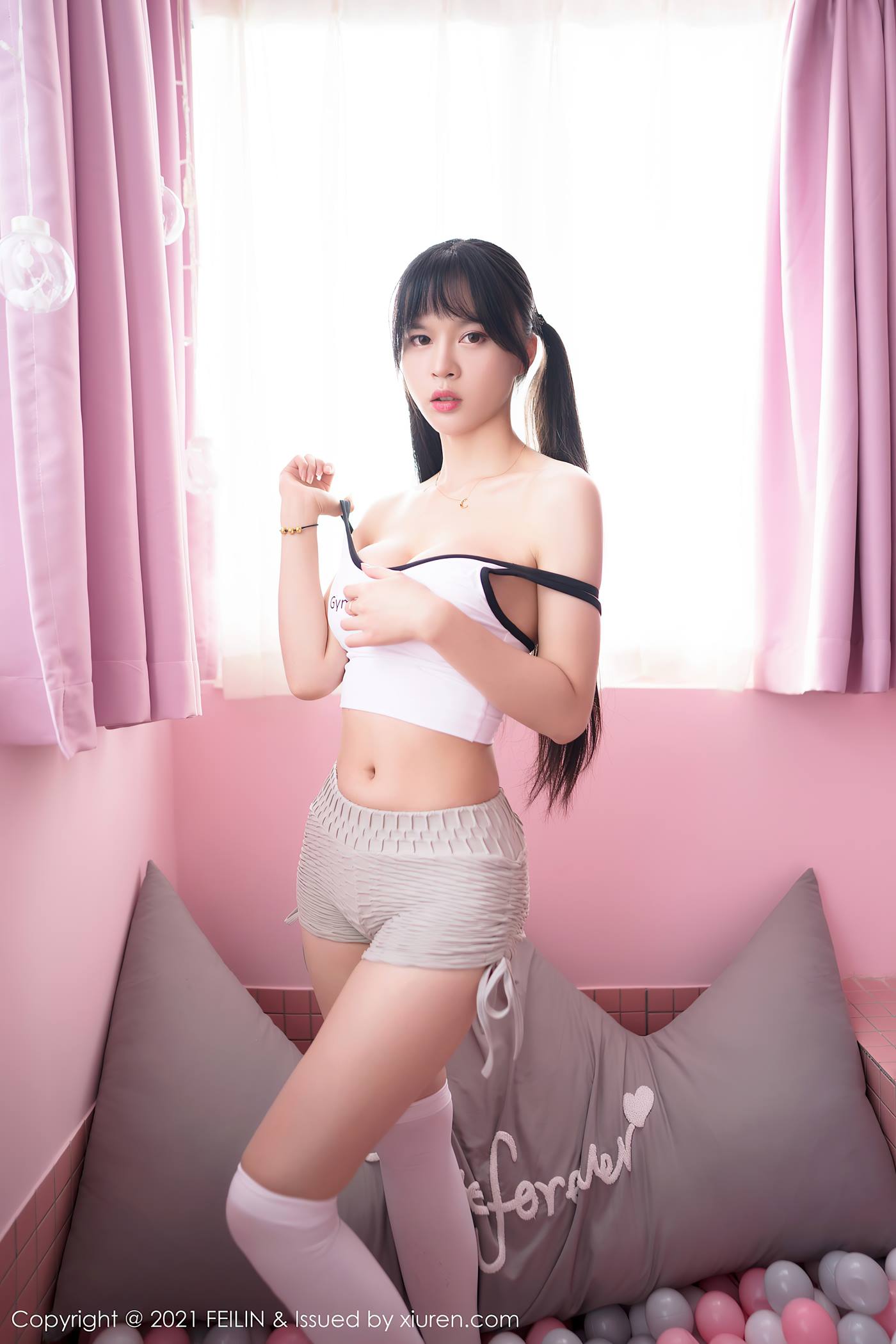 图片[25]-[Feilin嗲囡囡]2021.01.04 VOL.364 桃香子[27+1P] – 速更版-美库