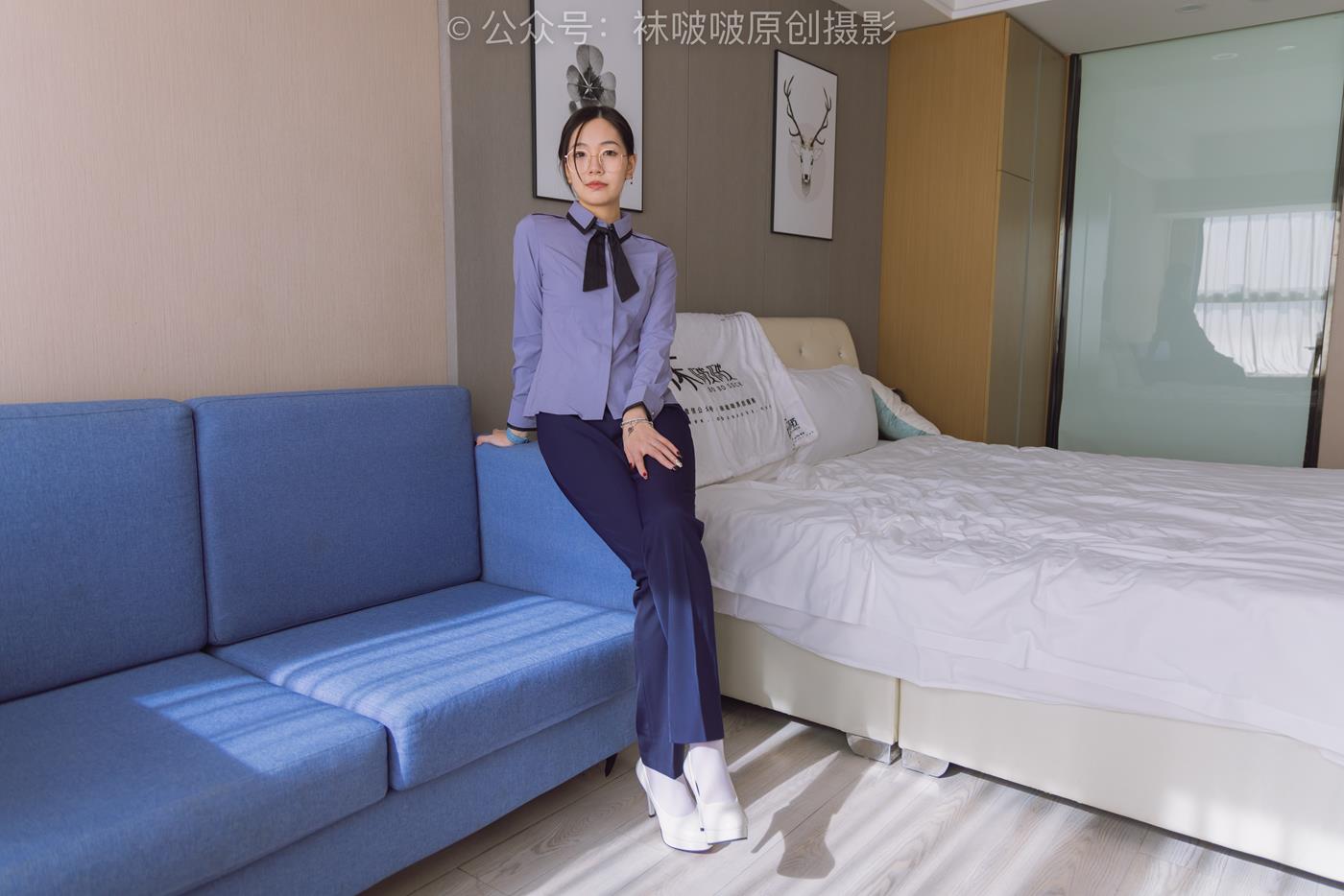 图片[11]-[BoBoSocks袜啵啵]NO.178 小甜豆-高跟鞋、厚白丝、ol风裤里丝[140P] – 速更版-美库