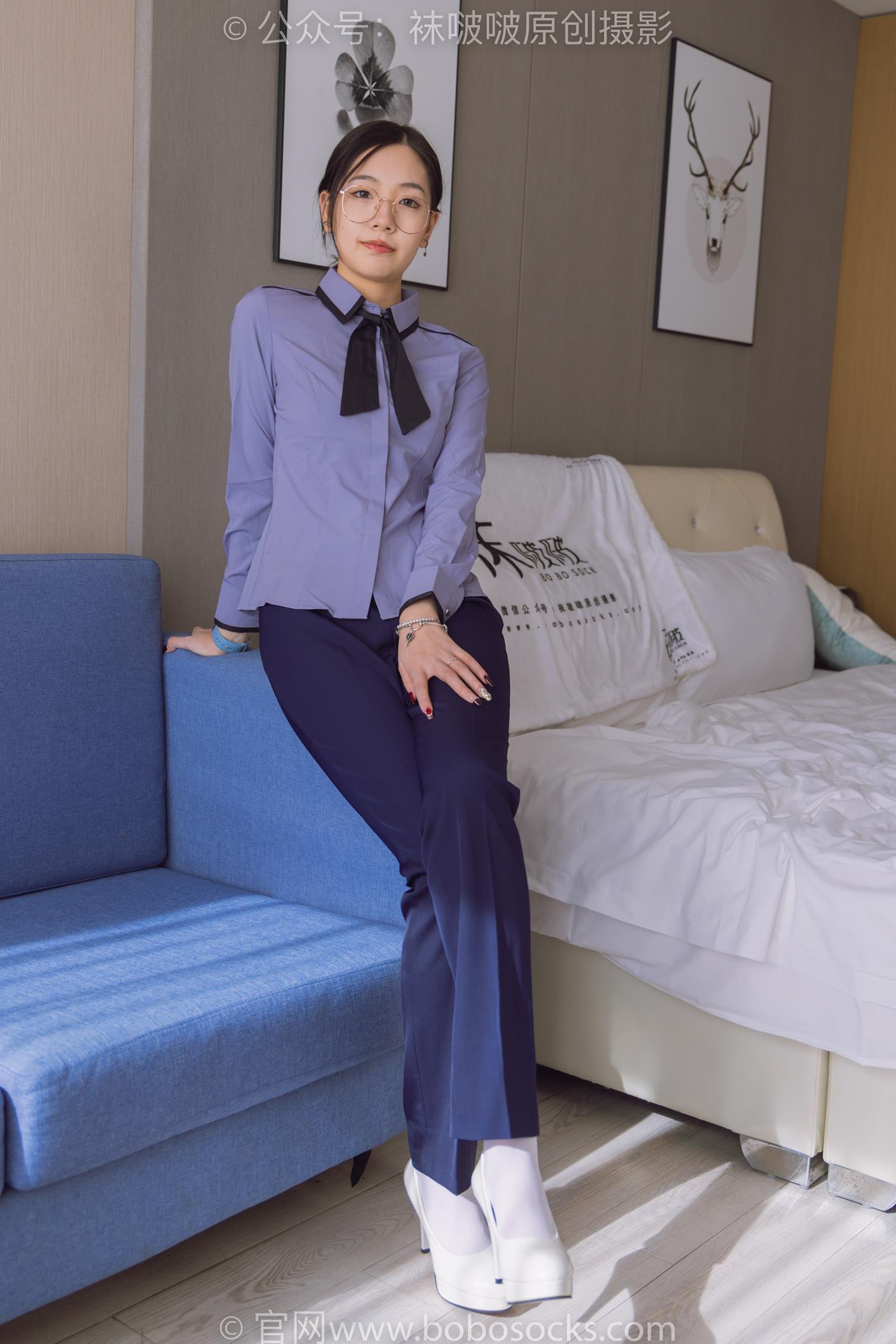 图片[13]-[BoBoSocks袜啵啵]NO.178 小甜豆-高跟鞋、厚白丝、ol风裤里丝[140P] – 速更版-美库