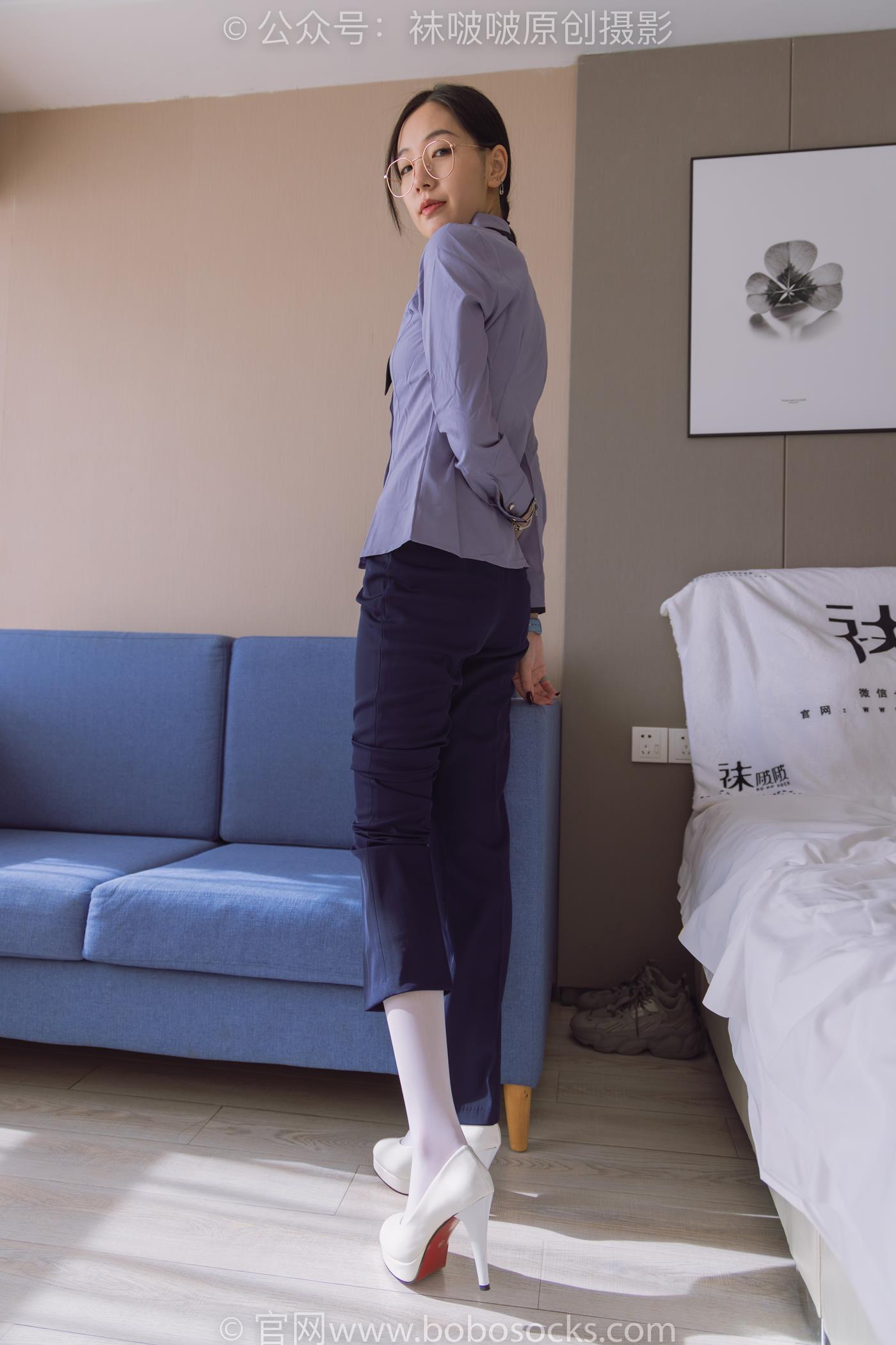 图片[25]-[BoBoSocks袜啵啵]NO.178 小甜豆-高跟鞋、厚白丝、ol风裤里丝[140P] – 速更版-美库