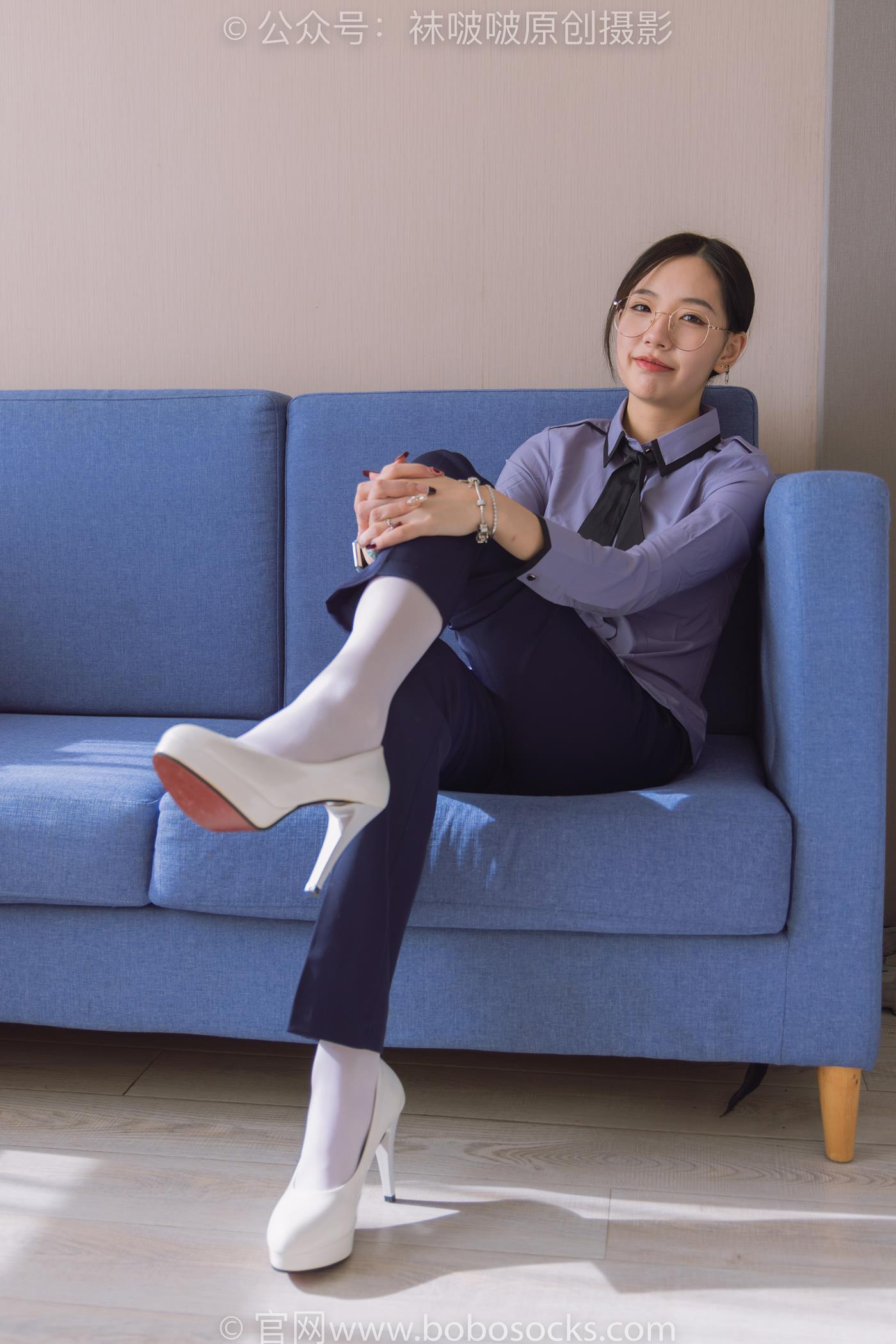 图片[27]-[BoBoSocks袜啵啵]NO.178 小甜豆-高跟鞋、厚白丝、ol风裤里丝[140P] – 速更版-美库