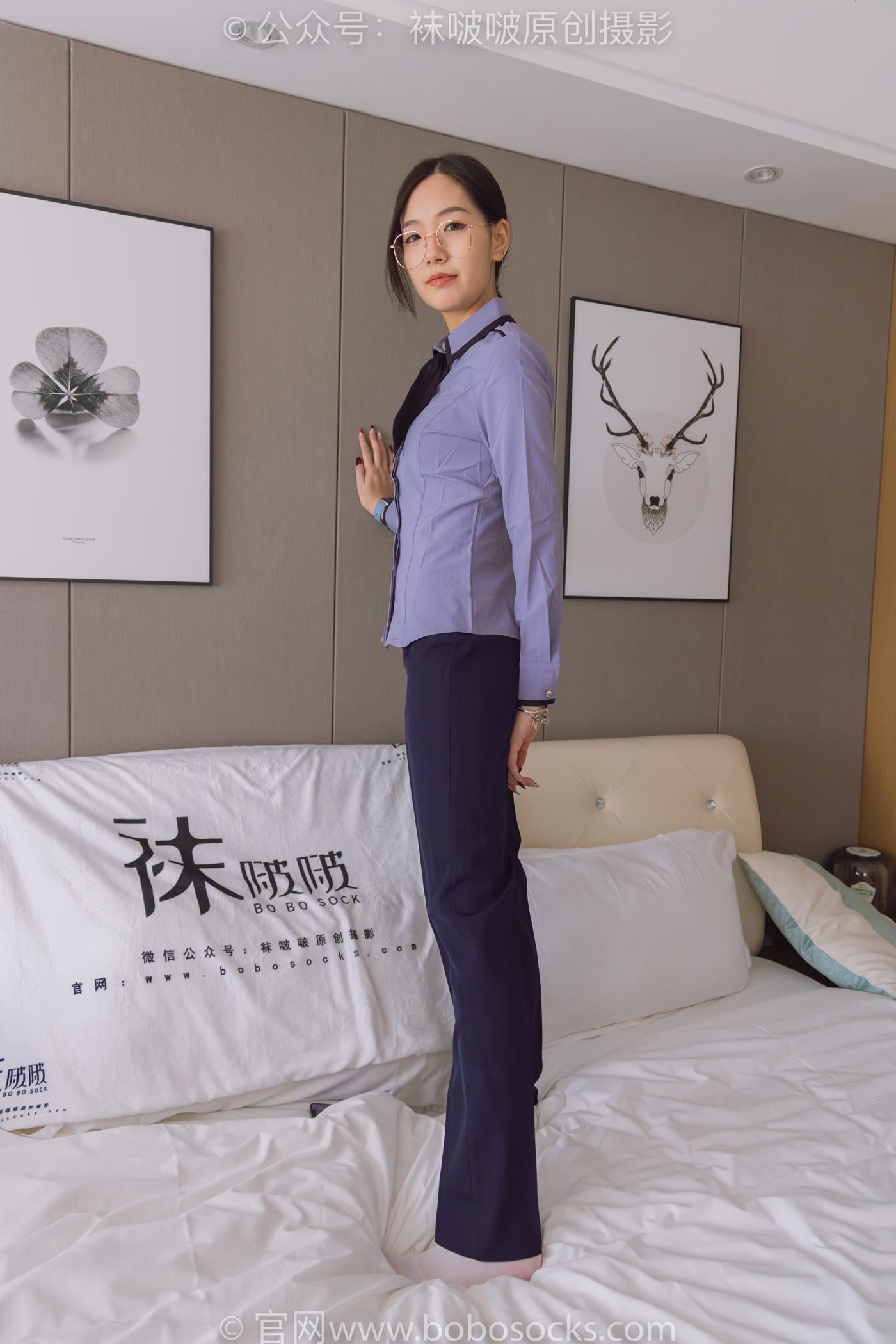 图片[106]-[BoBoSocks袜啵啵]NO.178 小甜豆-高跟鞋、厚白丝、ol风裤里丝[140P] – 速更版-美库