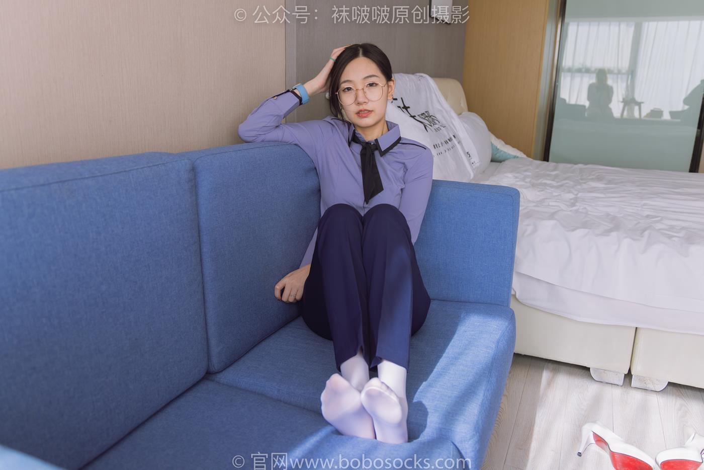 图片[123]-[BoBoSocks袜啵啵]NO.178 小甜豆-高跟鞋、厚白丝、ol风裤里丝[140P] – 速更版-美库