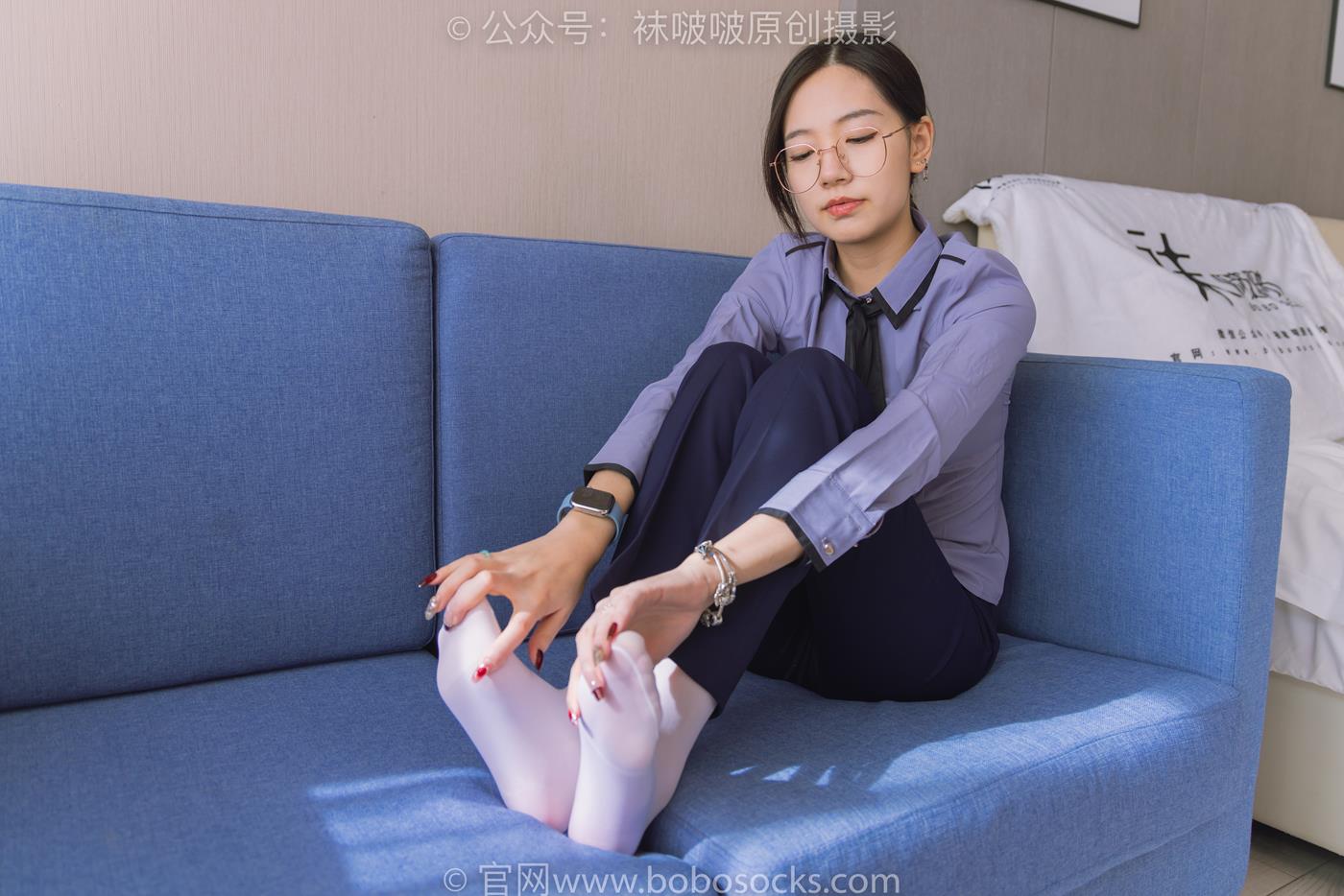 图片[127]-[BoBoSocks袜啵啵]NO.178 小甜豆-高跟鞋、厚白丝、ol风裤里丝[140P] – 速更版-美库