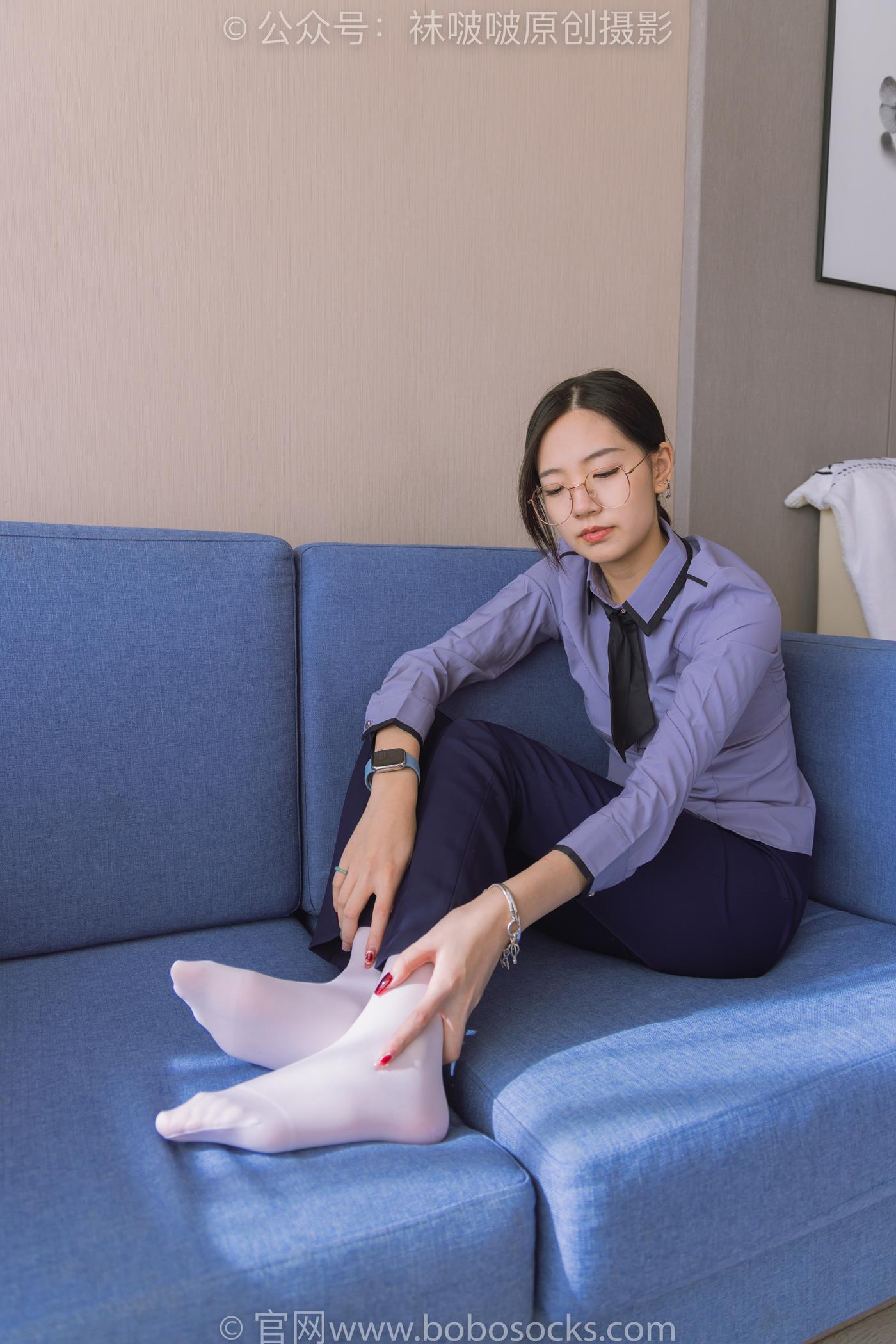 图片[129]-[BoBoSocks袜啵啵]NO.178 小甜豆-高跟鞋、厚白丝、ol风裤里丝[140P] – 速更版-美库