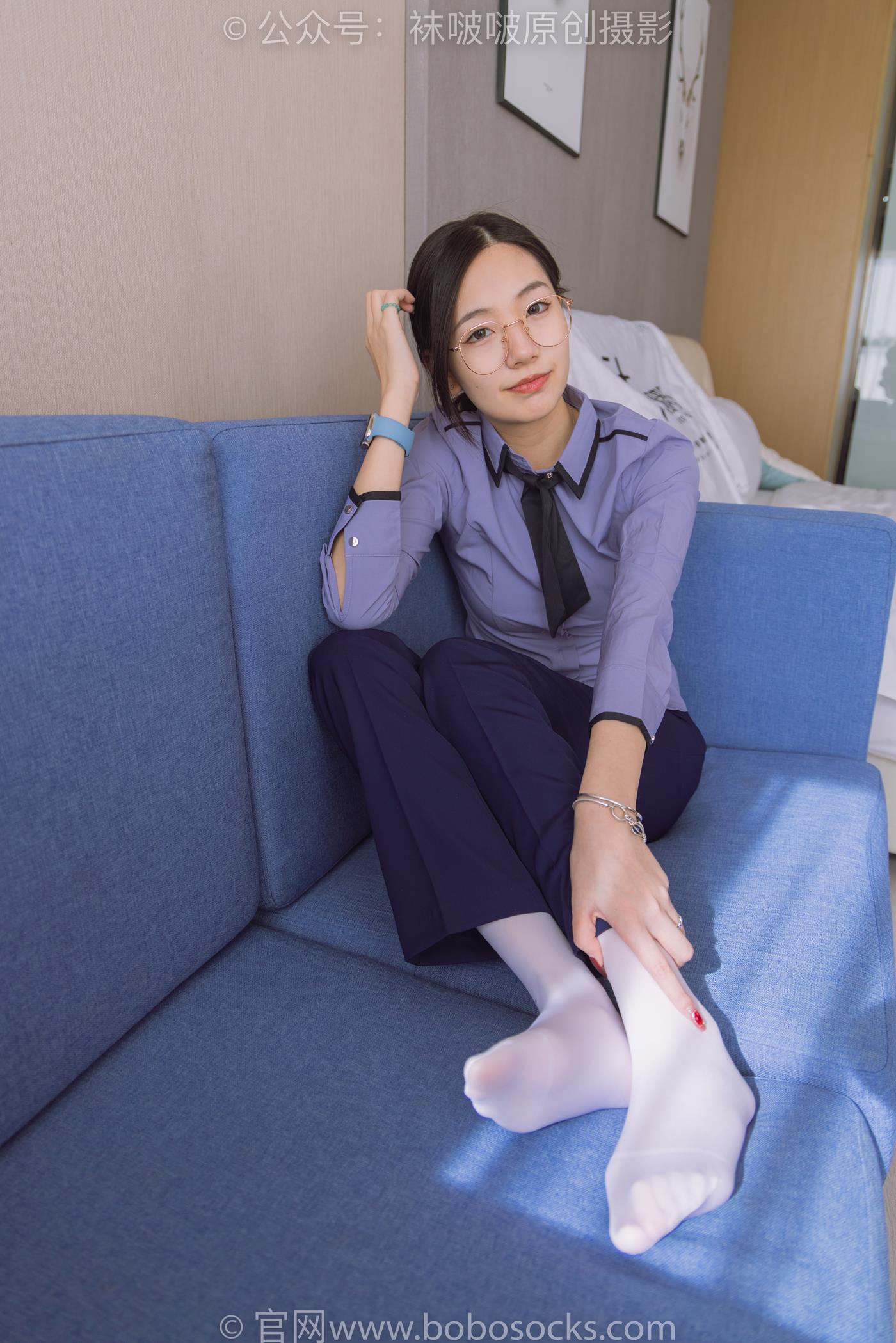 图片[130]-[BoBoSocks袜啵啵]NO.178 小甜豆-高跟鞋、厚白丝、ol风裤里丝[140P] – 速更版-美库