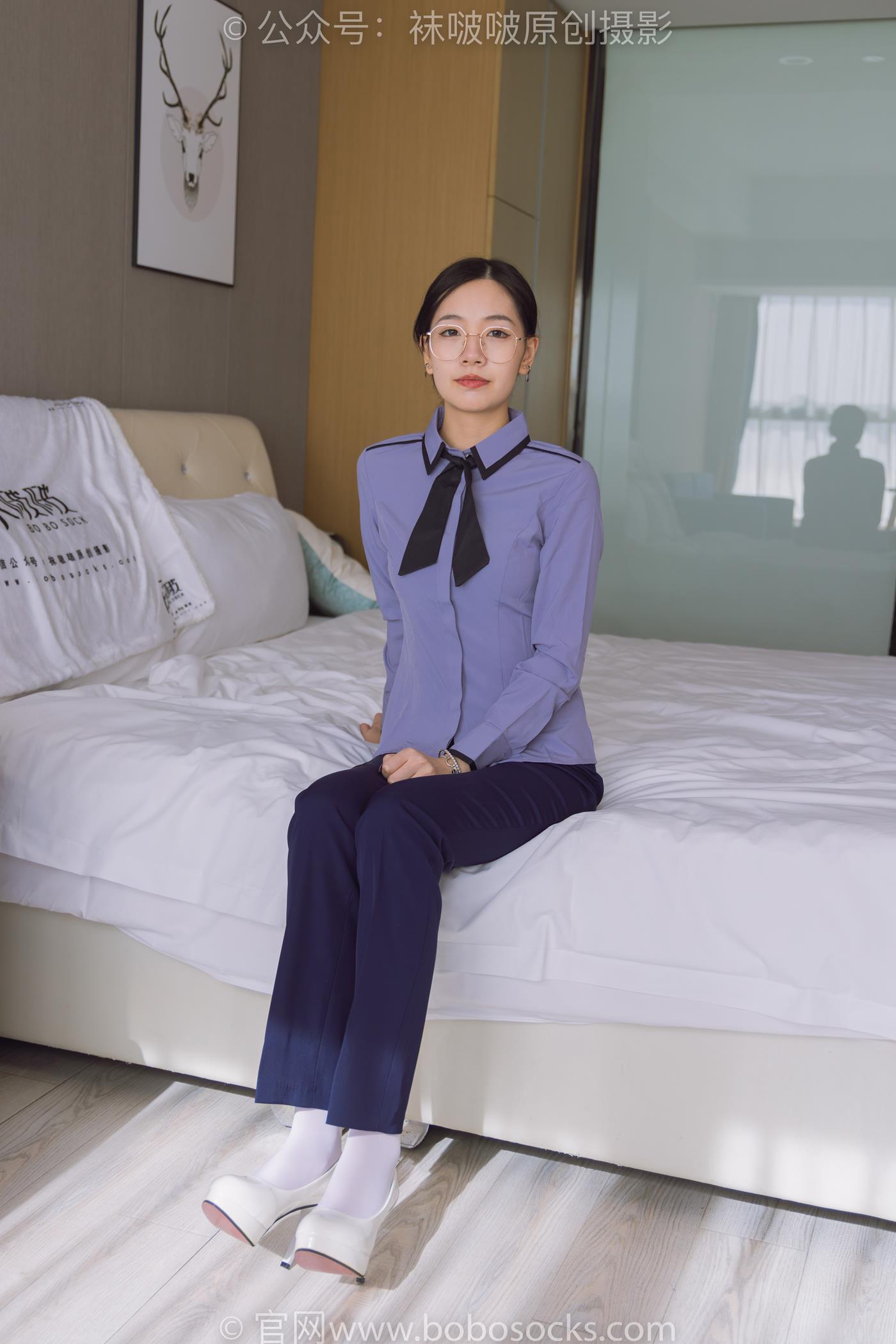 图片[135]-[BoBoSocks袜啵啵]NO.178 小甜豆-高跟鞋、厚白丝、ol风裤里丝[140P] – 速更版-美库