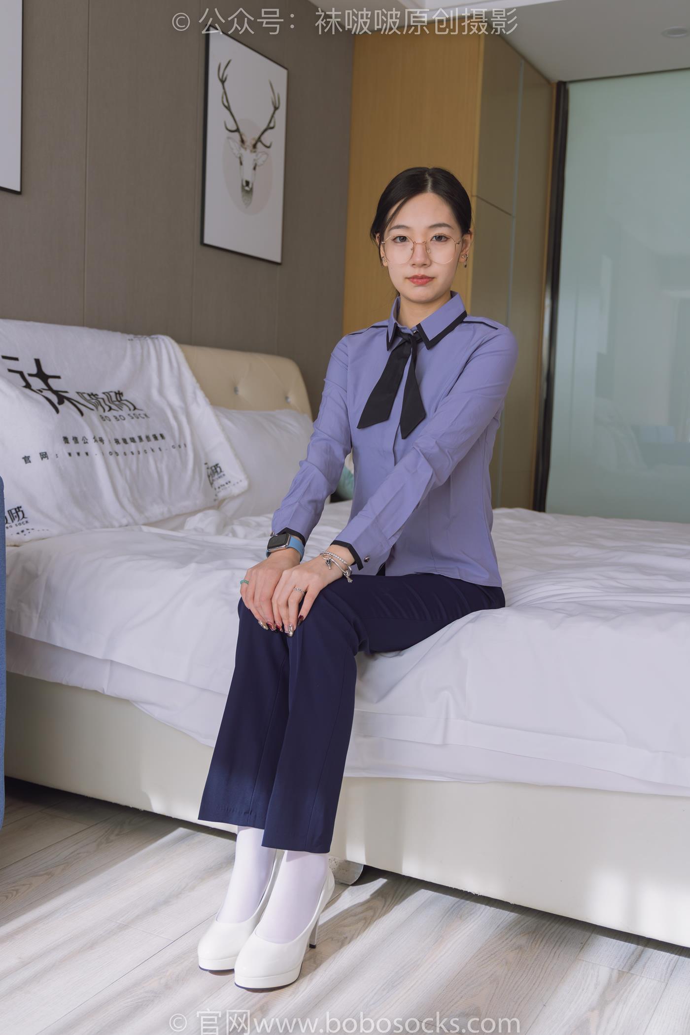 图片[137]-[BoBoSocks袜啵啵]NO.178 小甜豆-高跟鞋、厚白丝、ol风裤里丝[140P] – 速更版-美库