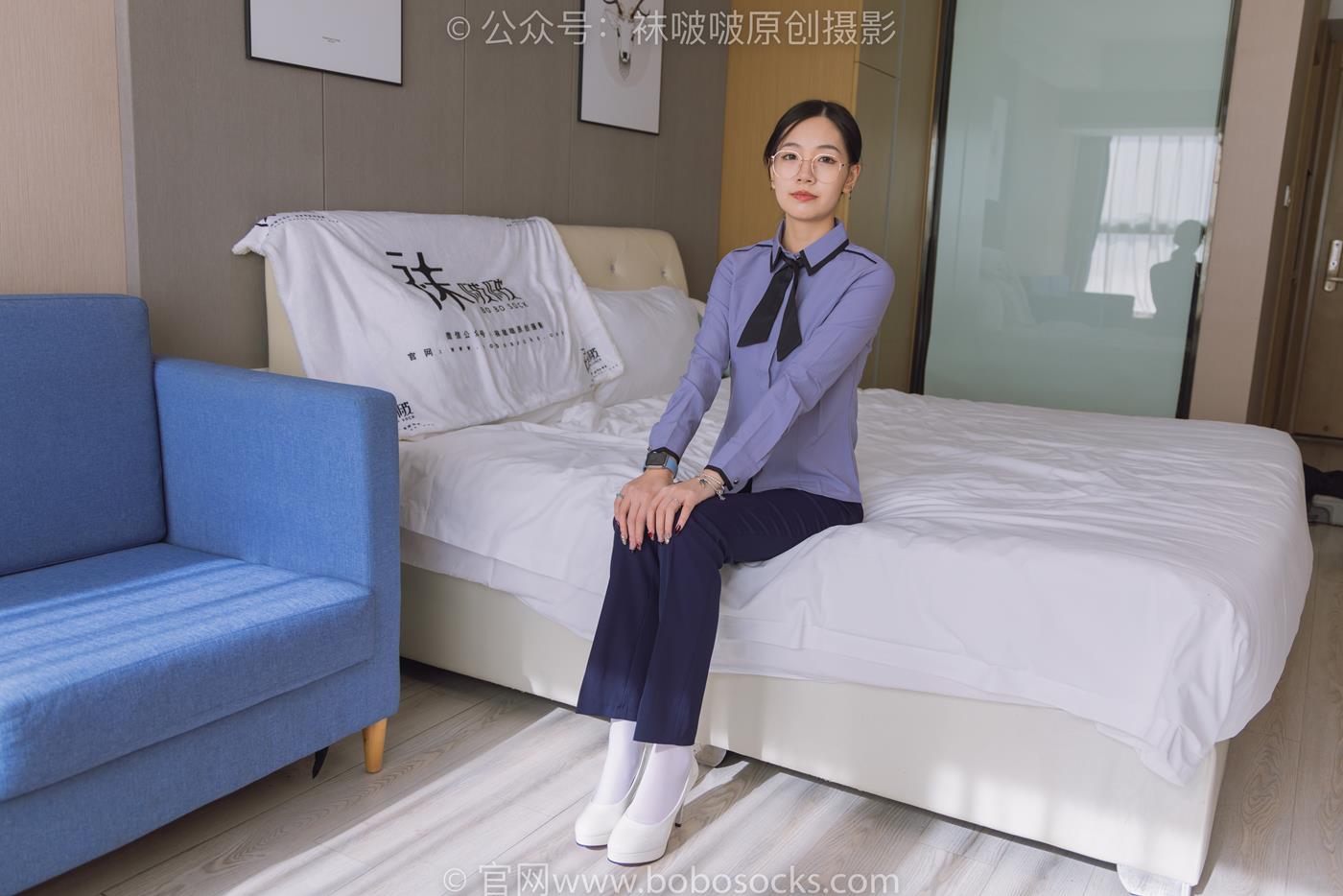 图片[138]-[BoBoSocks袜啵啵]NO.178 小甜豆-高跟鞋、厚白丝、ol风裤里丝[140P] – 速更版-美库