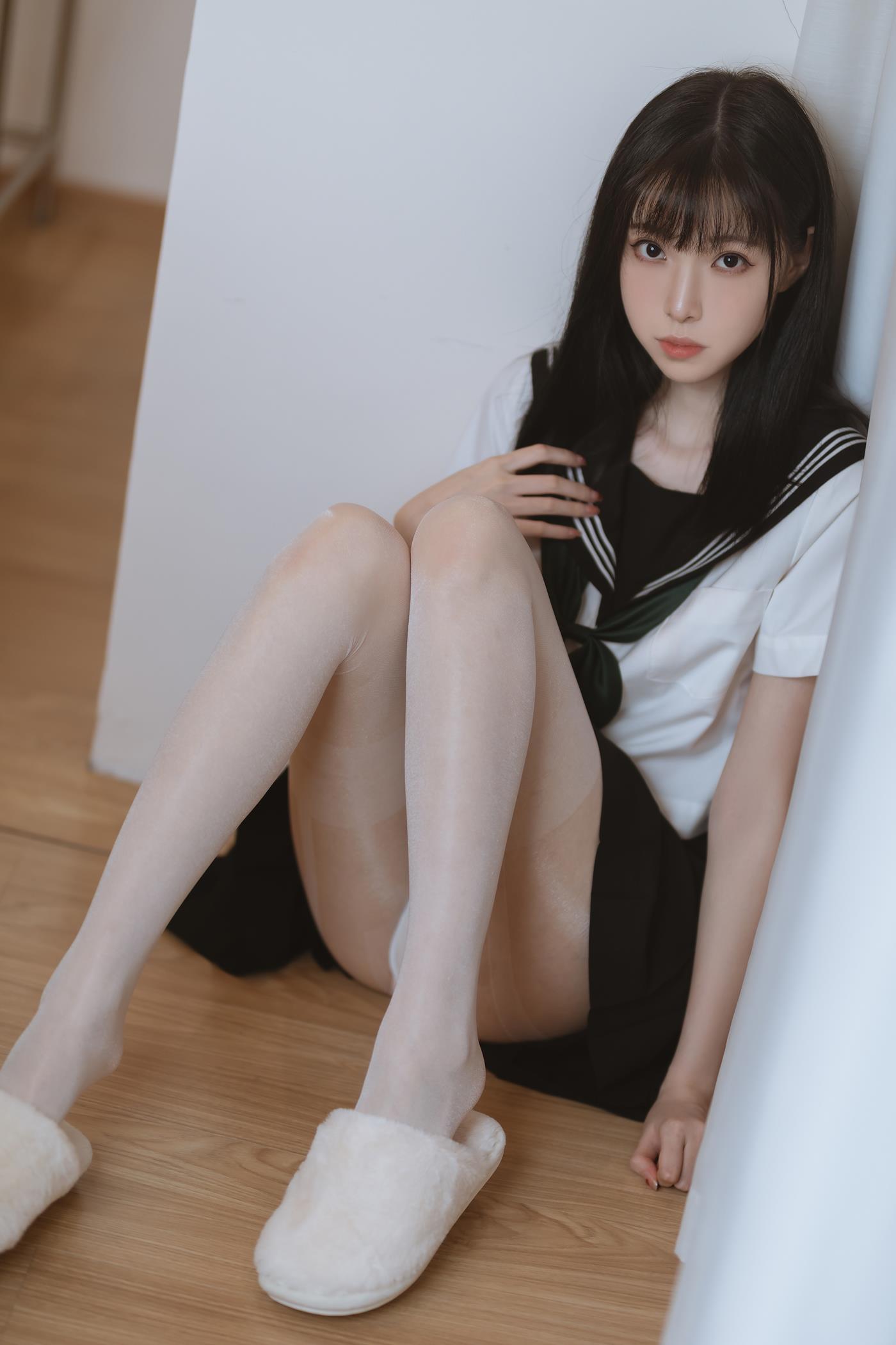 图片[11]-许岚(叁月life) 白丝水手服 [40P] – 速更版-美库