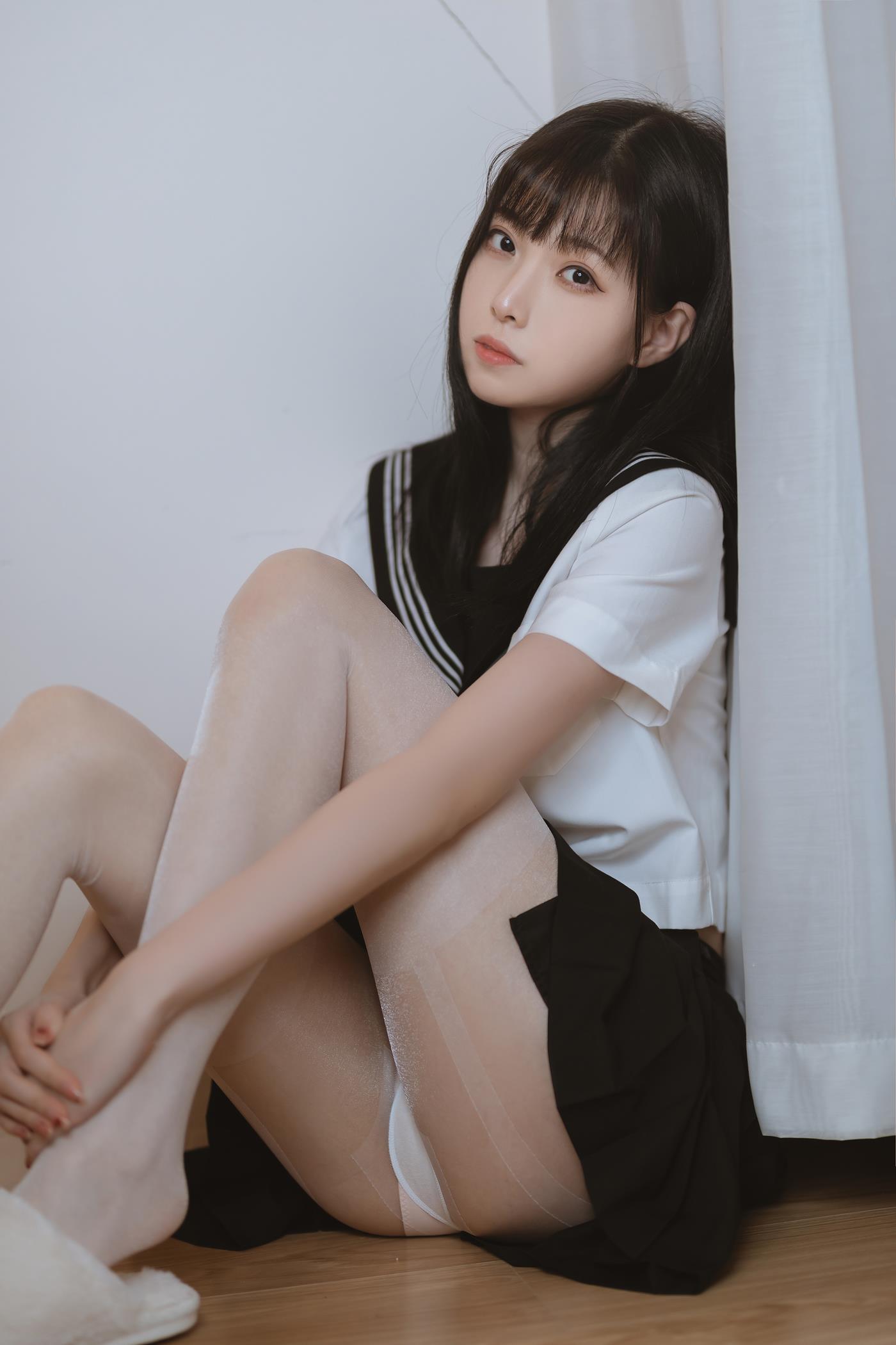 图片[14]-许岚(叁月life) 白丝水手服 [40P] – 速更版-美库