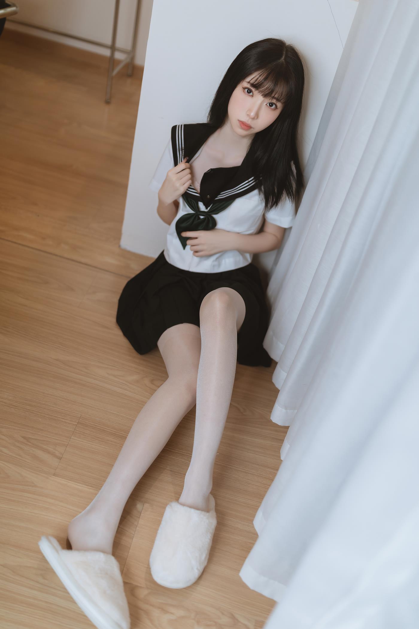 图片[23]-许岚(叁月life) 白丝水手服 [40P] – 速更版-美库