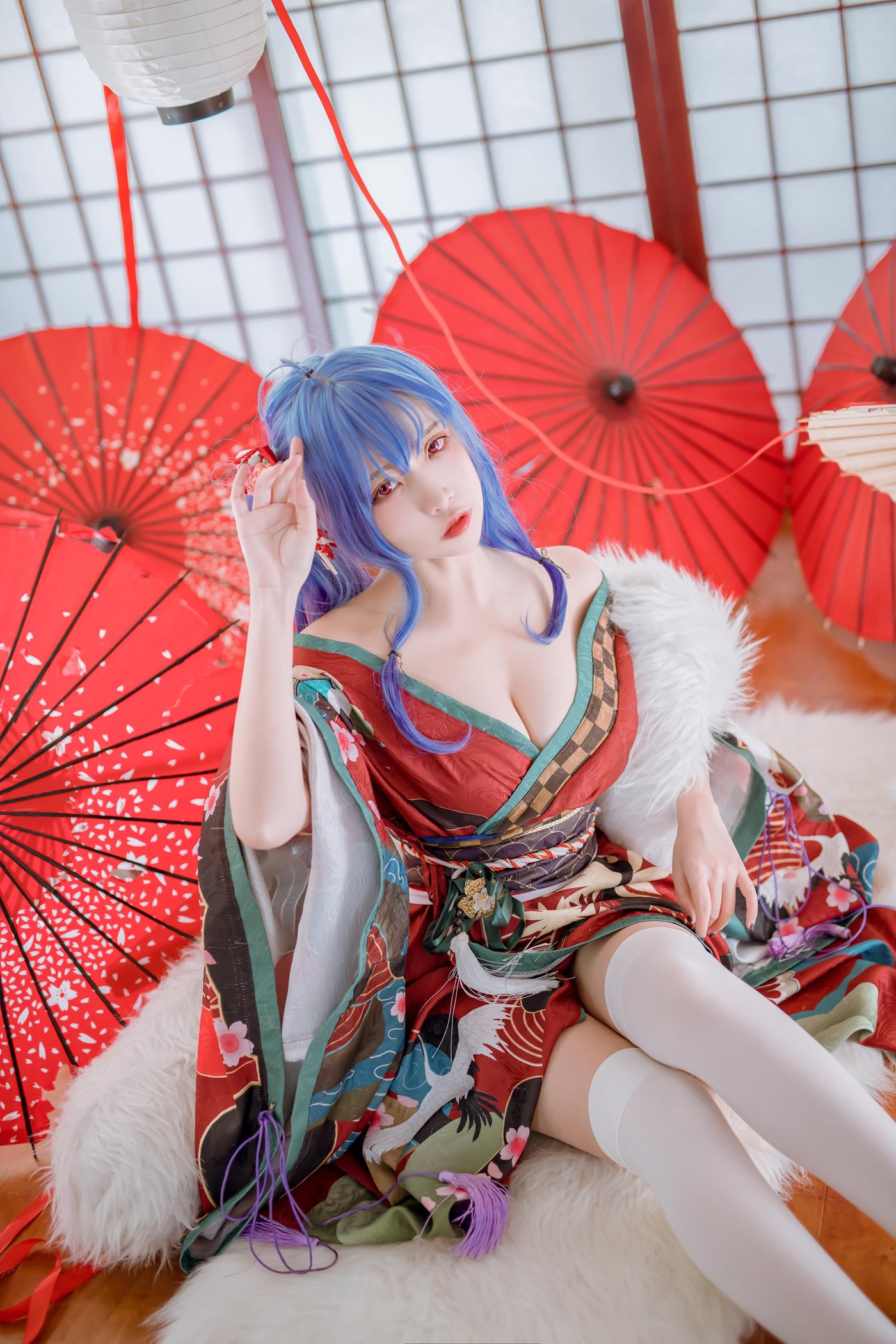 图片[15]-二佐Nisa – 碧蓝 圣路易斯和服[22P] – 速更版-美库