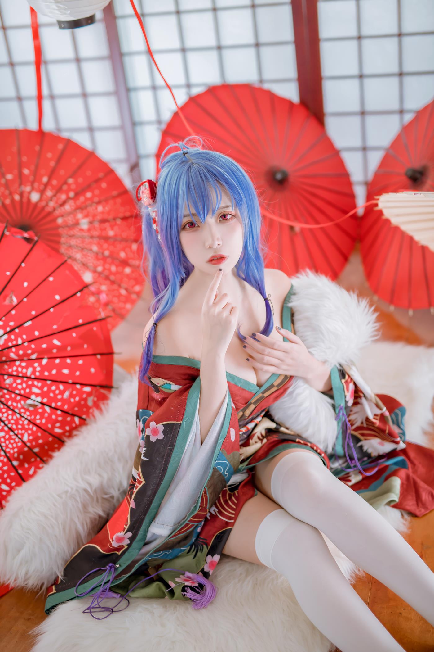 图片[16]-二佐Nisa – 碧蓝 圣路易斯和服[22P] – 速更版-美库