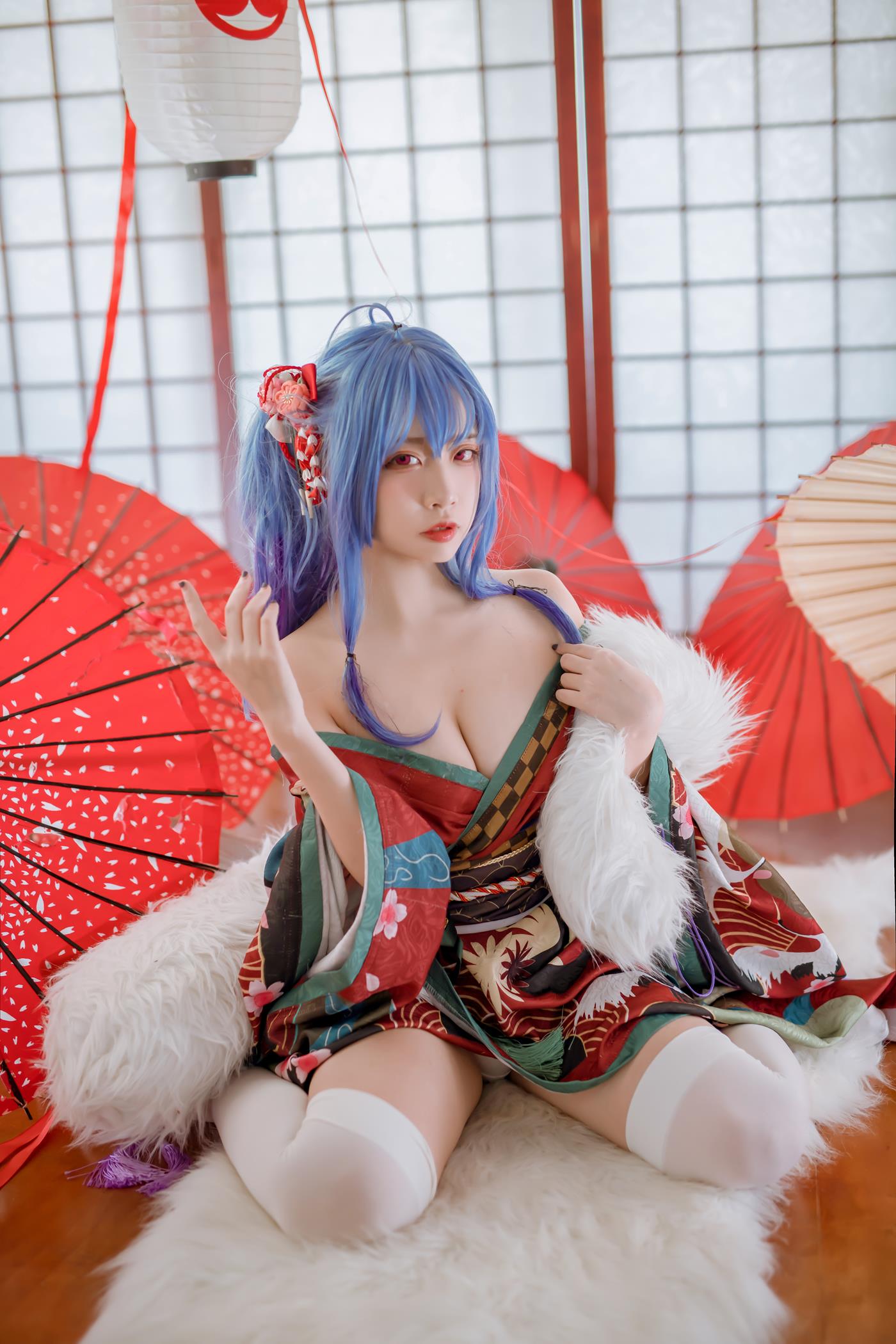 图片[19]-二佐Nisa – 碧蓝 圣路易斯和服[22P] – 速更版-美库