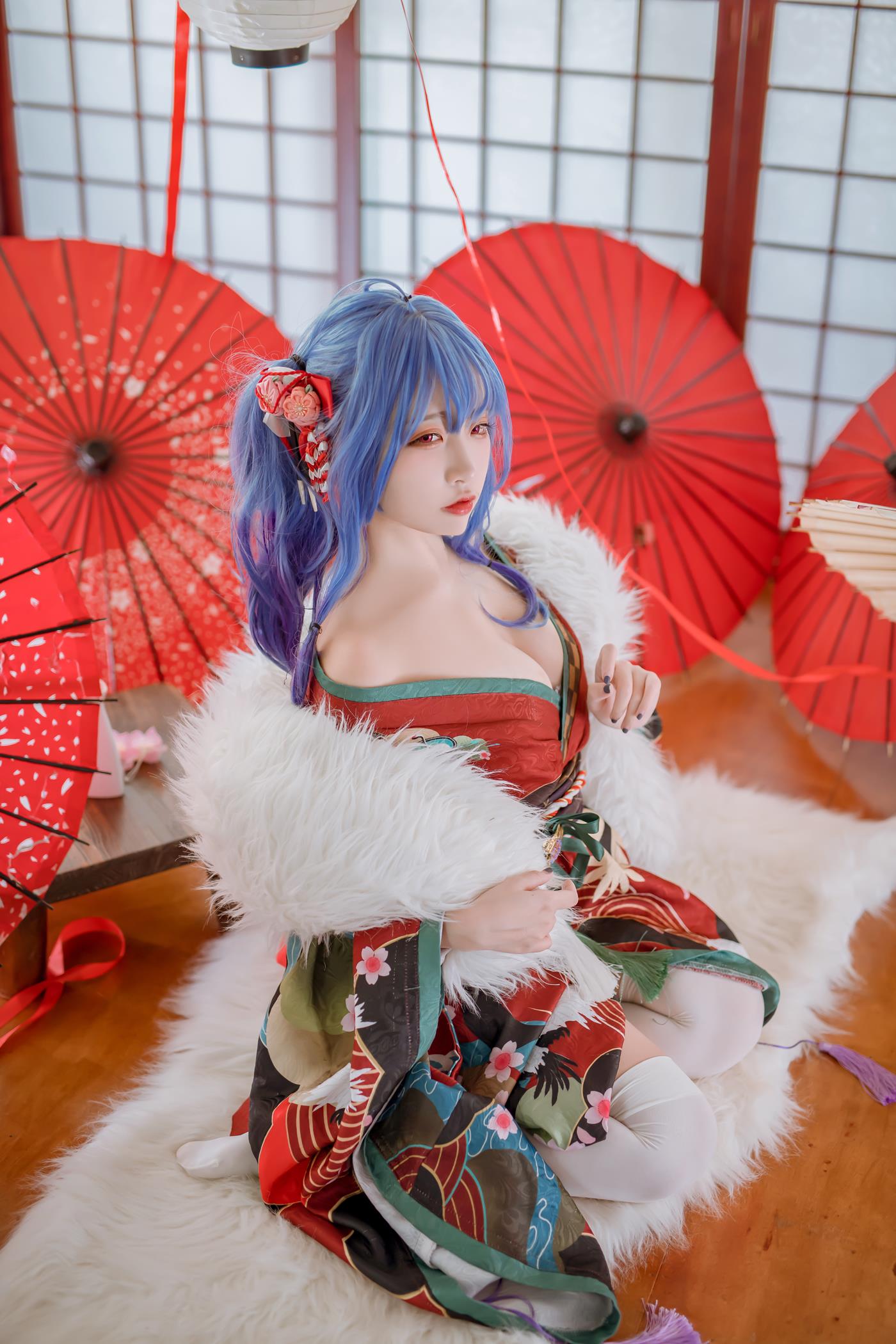 图片[22]-二佐Nisa – 碧蓝 圣路易斯和服[22P] – 速更版-美库