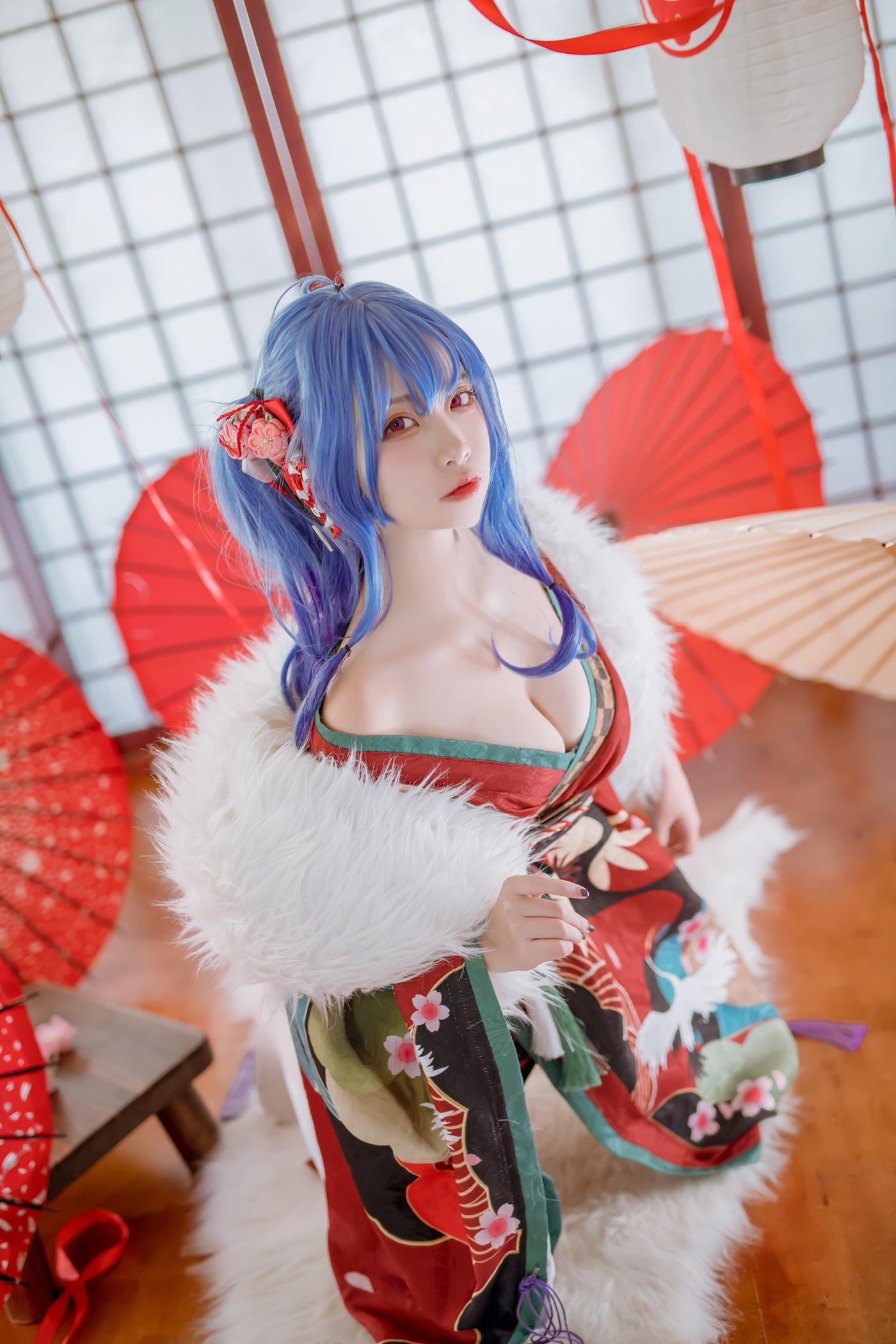 图片[23]-二佐Nisa – 碧蓝 圣路易斯和服[22P] – 速更版-美库