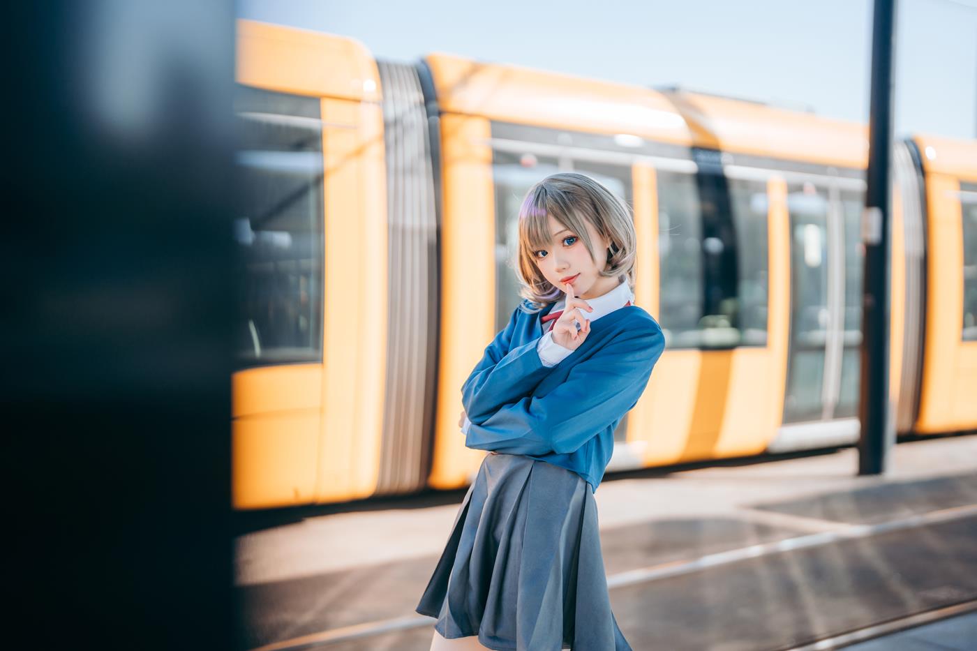 图片[13]-花柒Hana – 唐可可校服[15P] – 速更版-美库