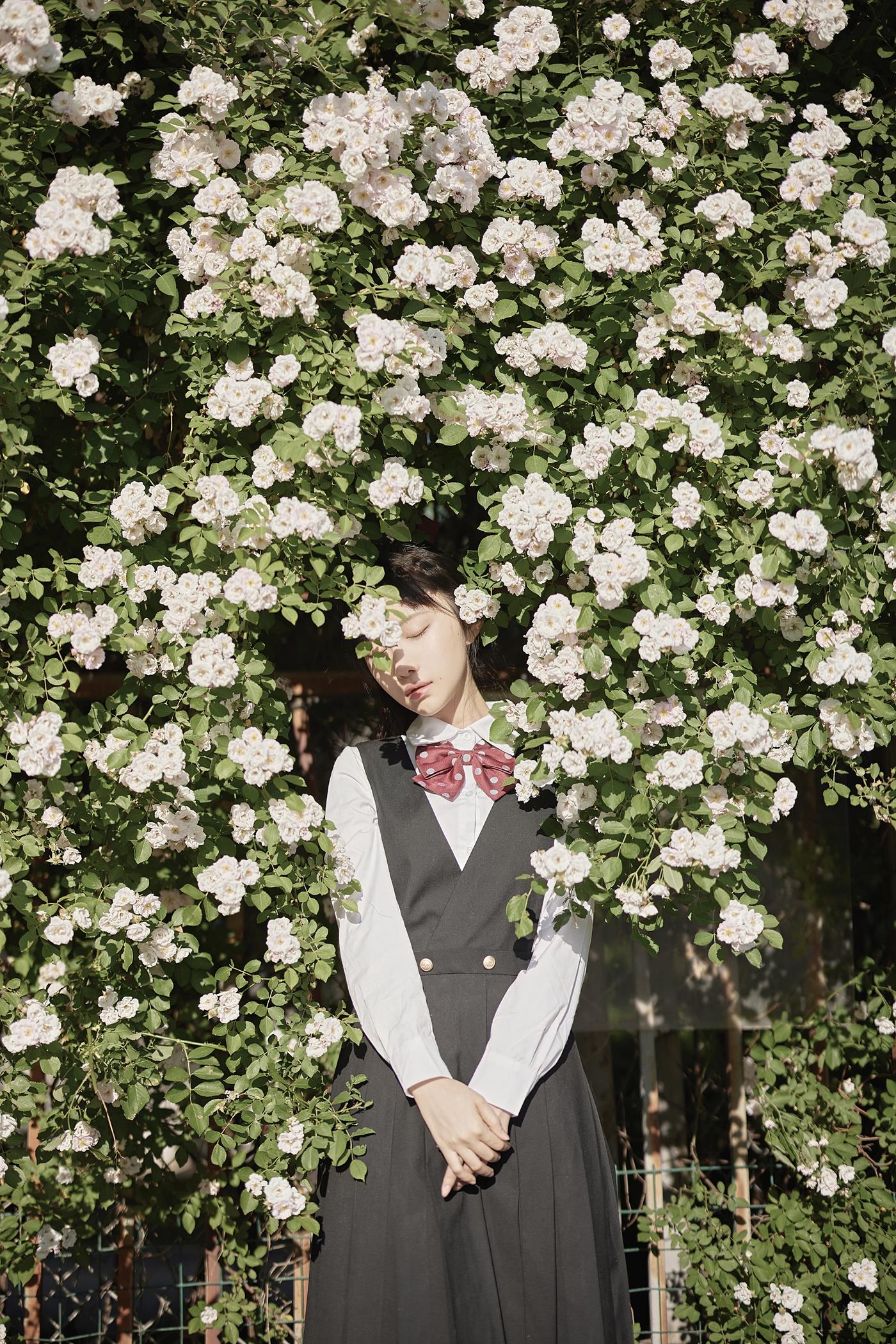 图片[14]-Shika小鹿鹿 – 蔷薇JK[14P] – 速更版-美库