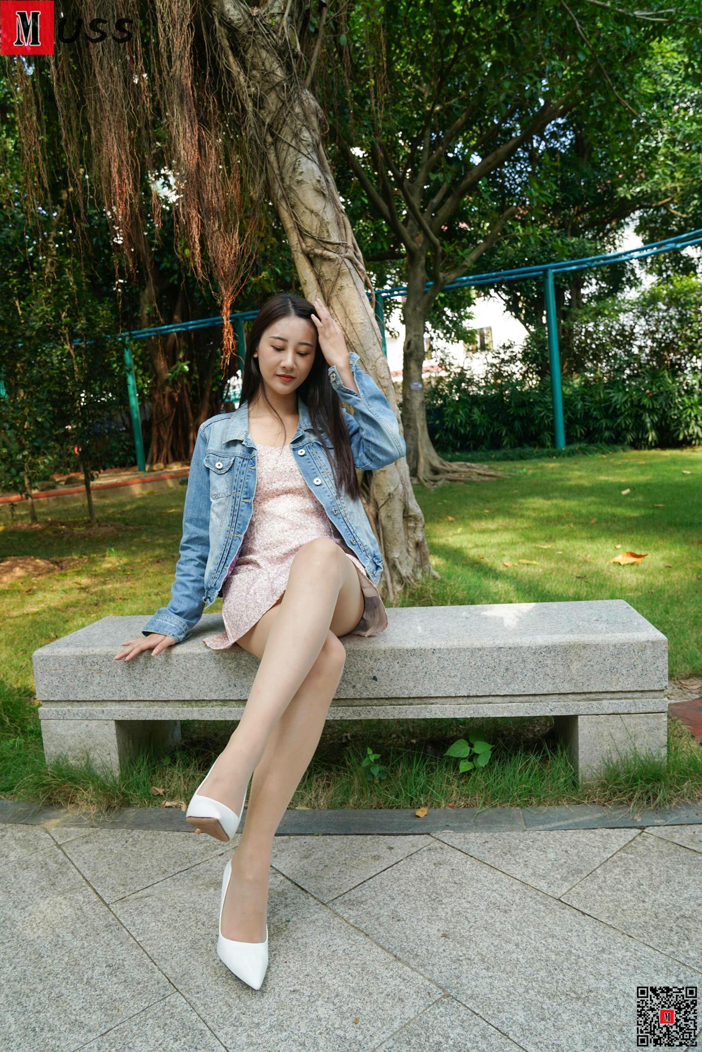 图片[53]-[MussGirl慕丝女郎]NO.404 牛仔服与长椅A[69P] – 速更版-美库