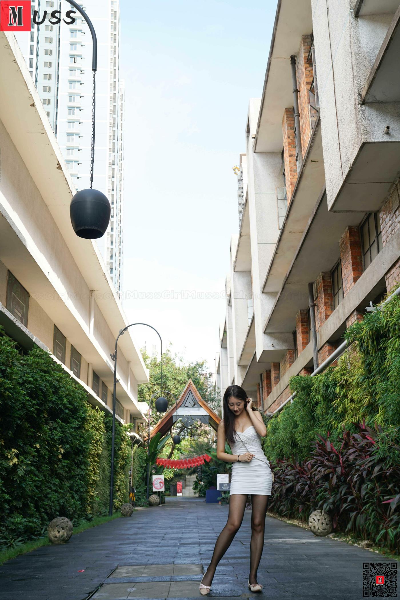 图片[46]-[MussGirl慕丝女郎]NO.404 牛仔服与长椅B[55P] – 速更版-美库