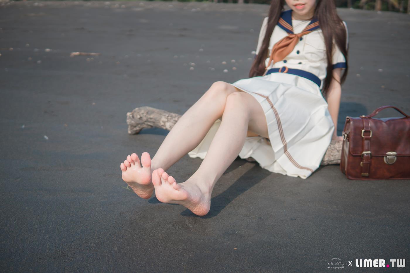 图片[12]-Limerence原创 NO.044 海蓝 JK盛夏服海边戏水[300P] – 速更版-美库