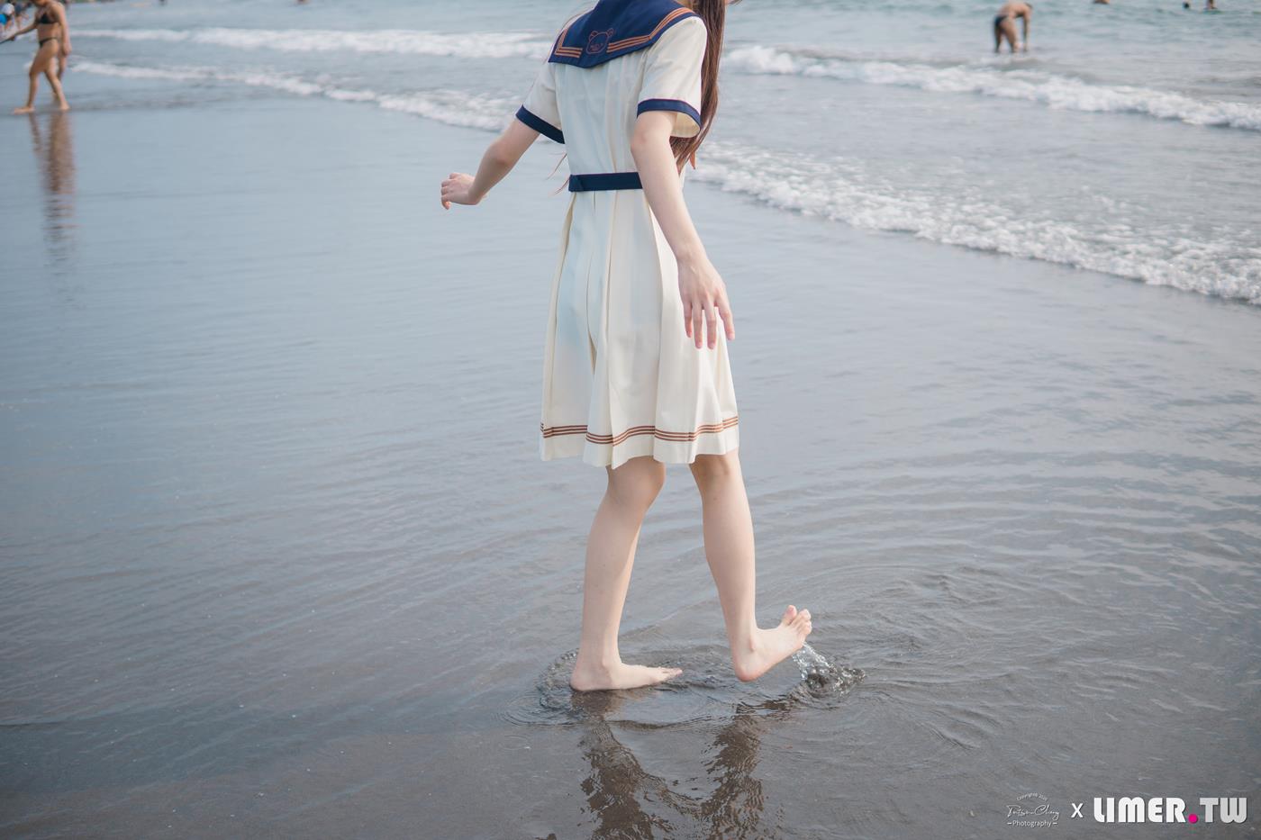 图片[19]-Limerence原创 NO.044 海蓝 JK盛夏服海边戏水[300P] – 速更版-美库