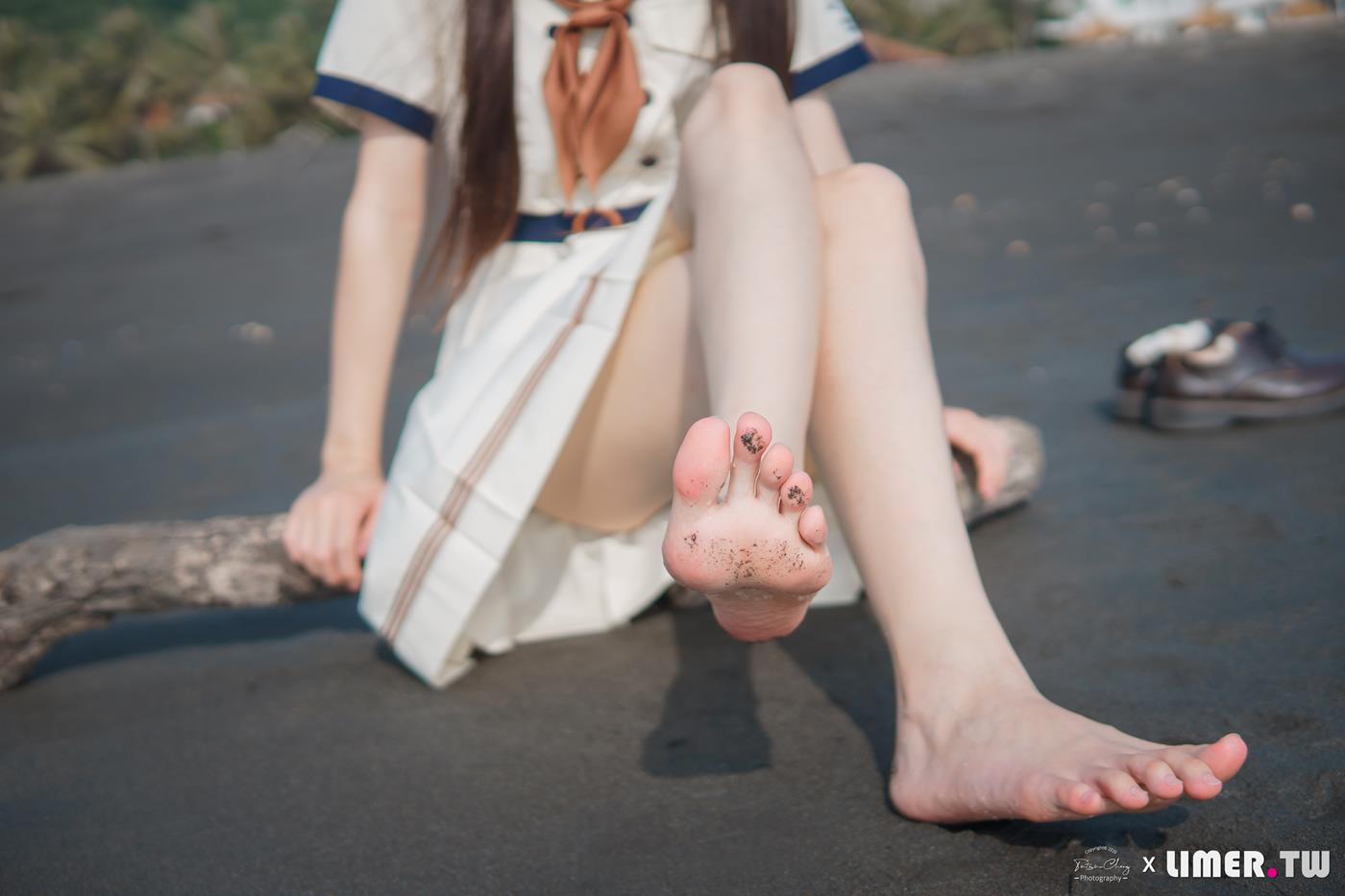 图片[32]-Limerence原创 NO.044 海蓝 JK盛夏服海边戏水[300P] – 速更版-美库