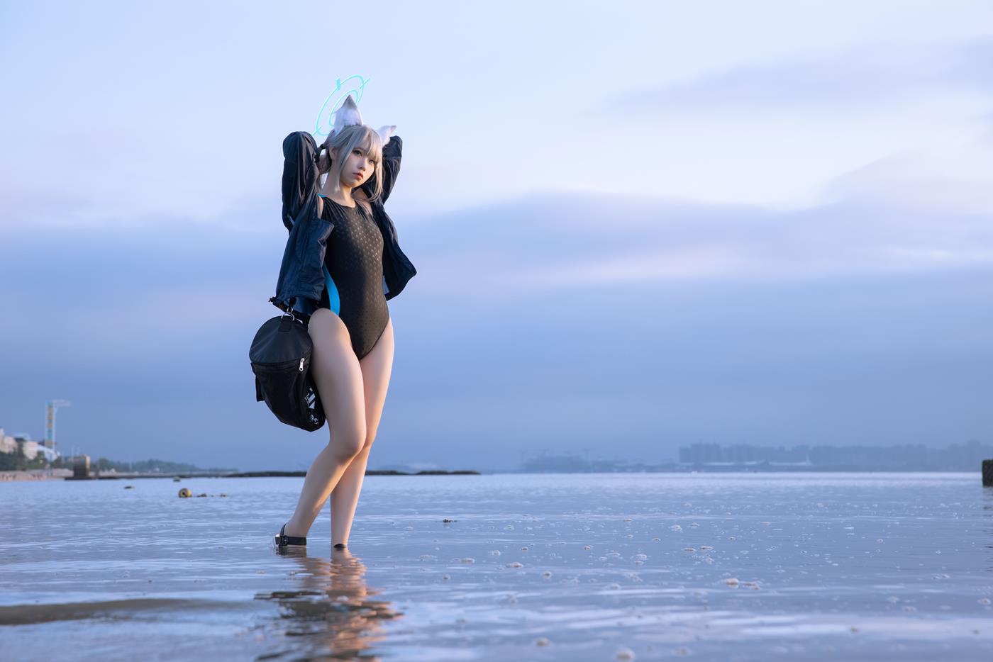 图片[14]-G44不会受伤  – 碧蓝档案 砂狼白子泳装[26P] – 速更版-美库