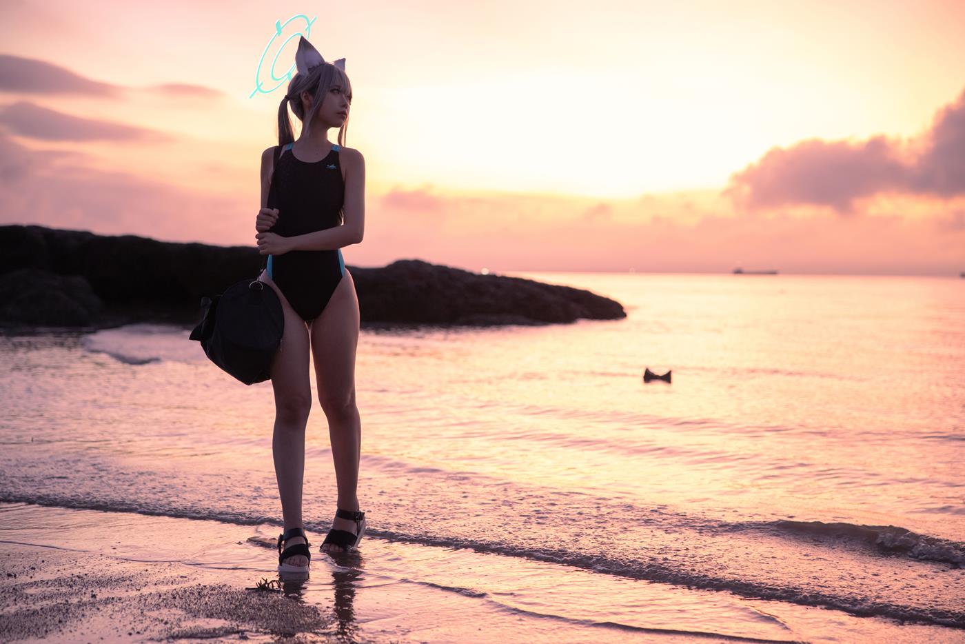 图片[23]-G44不会受伤  – 碧蓝档案 砂狼白子泳装[26P] – 速更版-美库