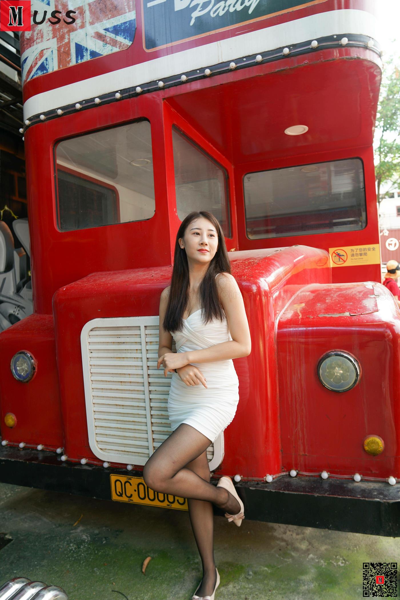 图片[60]-[MussGirl慕丝女郎]NO.405 街边卡车白裙黑丝A[109P] – 速更版-美库