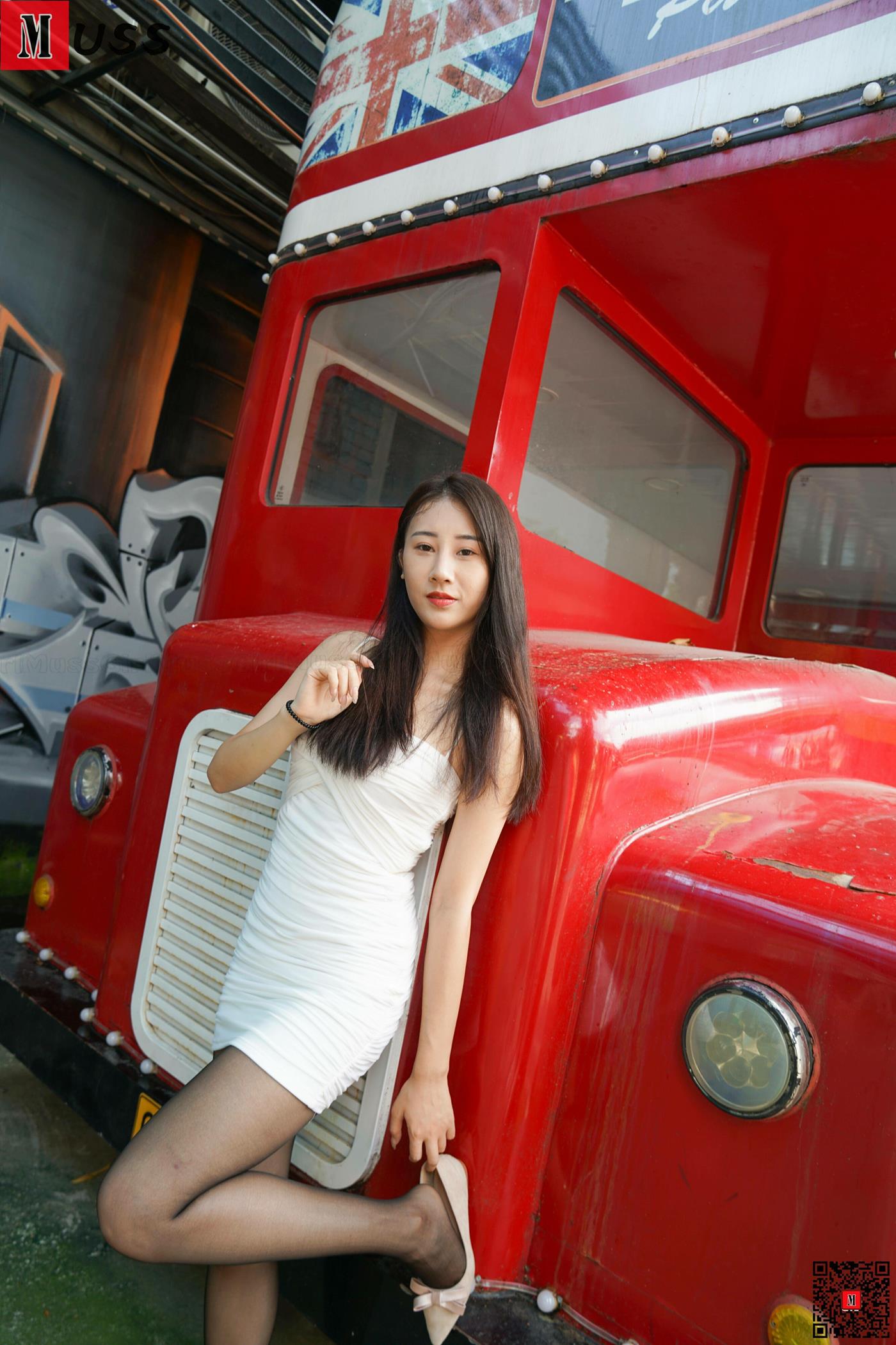图片[67]-[MussGirl慕丝女郎]NO.405 街边卡车白裙黑丝A[109P] – 速更版-美库