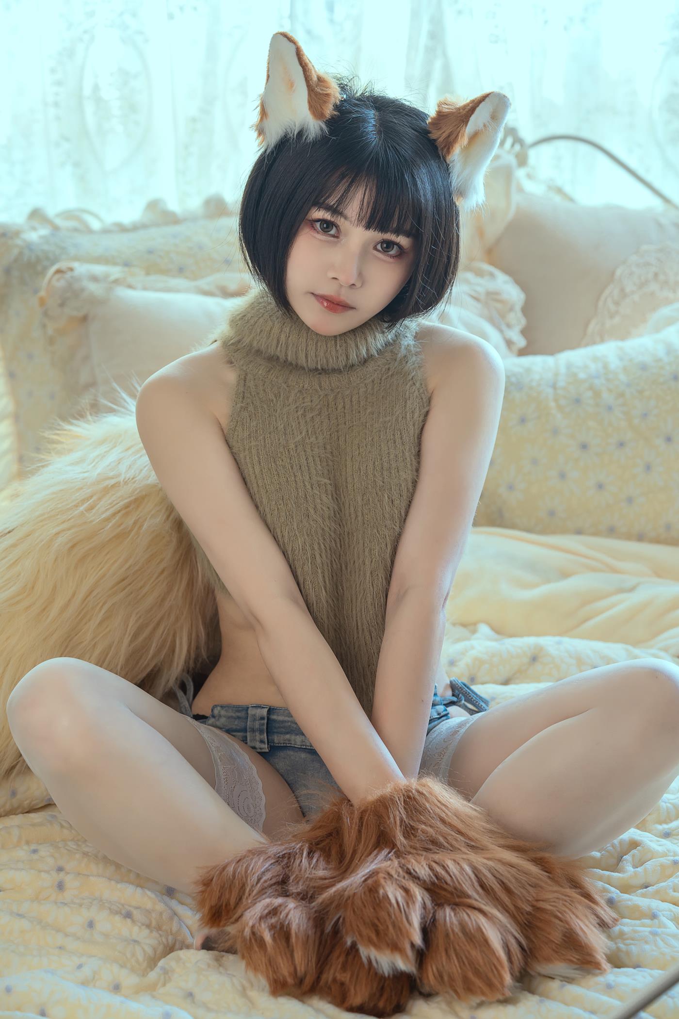 图片[26]-七月喵子 幻想兽娘集日食 牙牙 [26P] – 速更版-美库